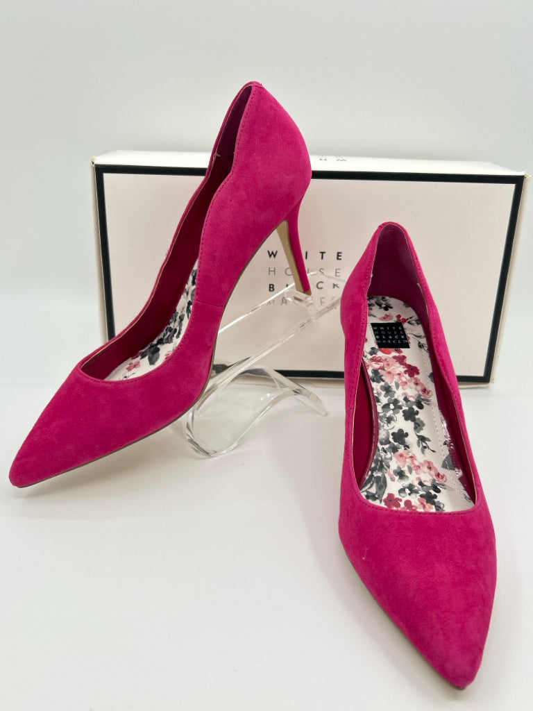 White House Black Market Women Size 8 Hot Pink Pumps