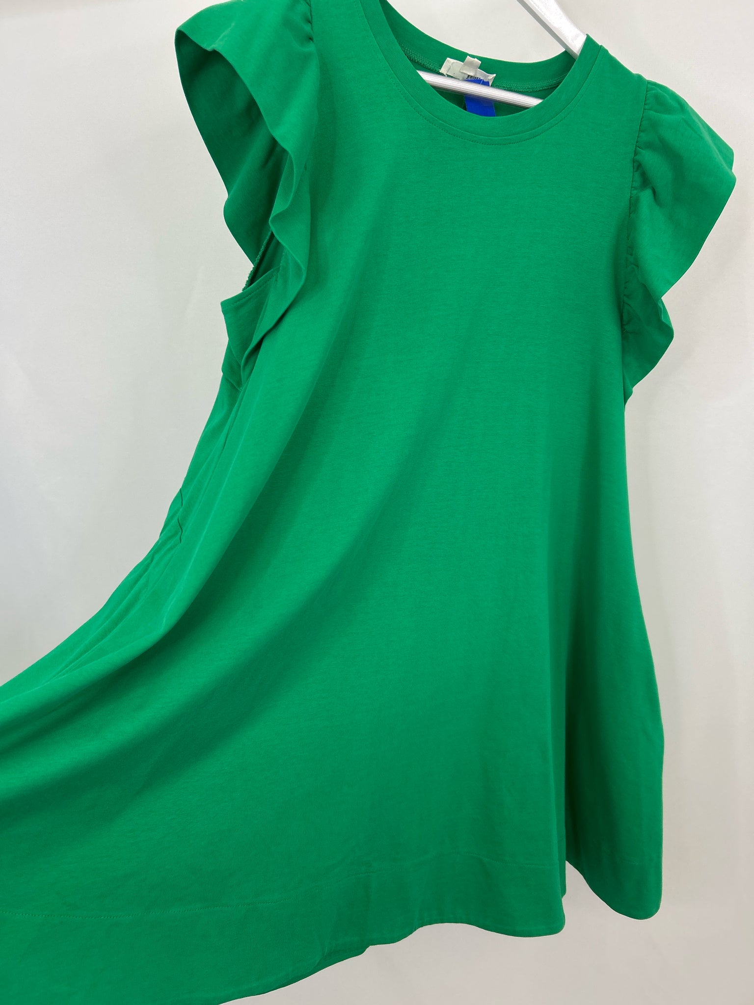 ENTRO Size M Green Women Dress