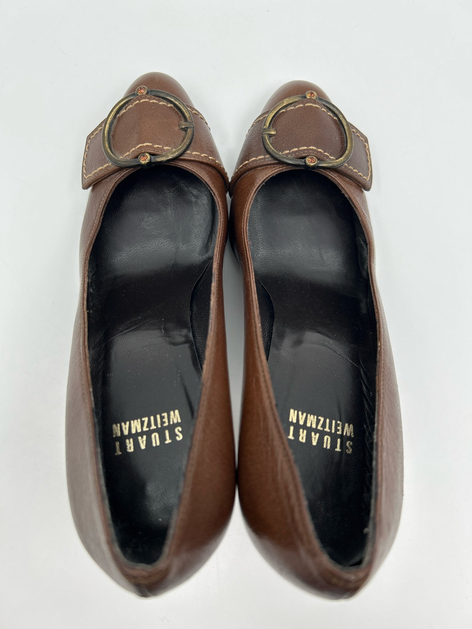 STUART WEITZMAN Size 6M Brown Women Pumps