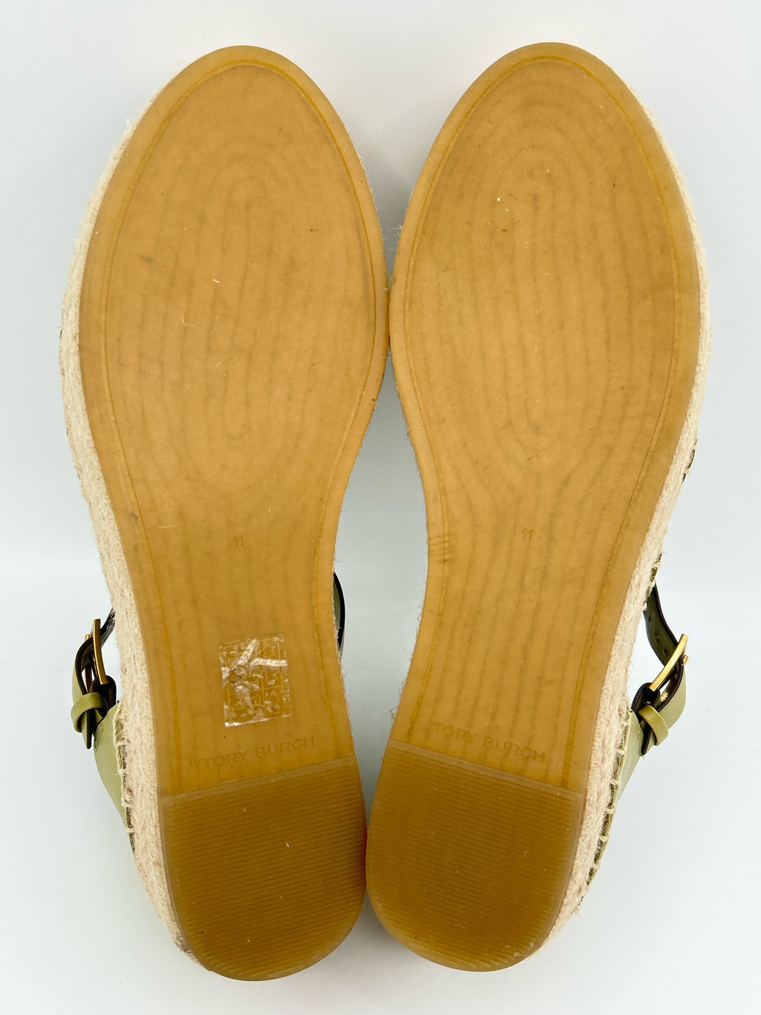 TORY BURCH Size 11 PISTACHIO Women Espadrille