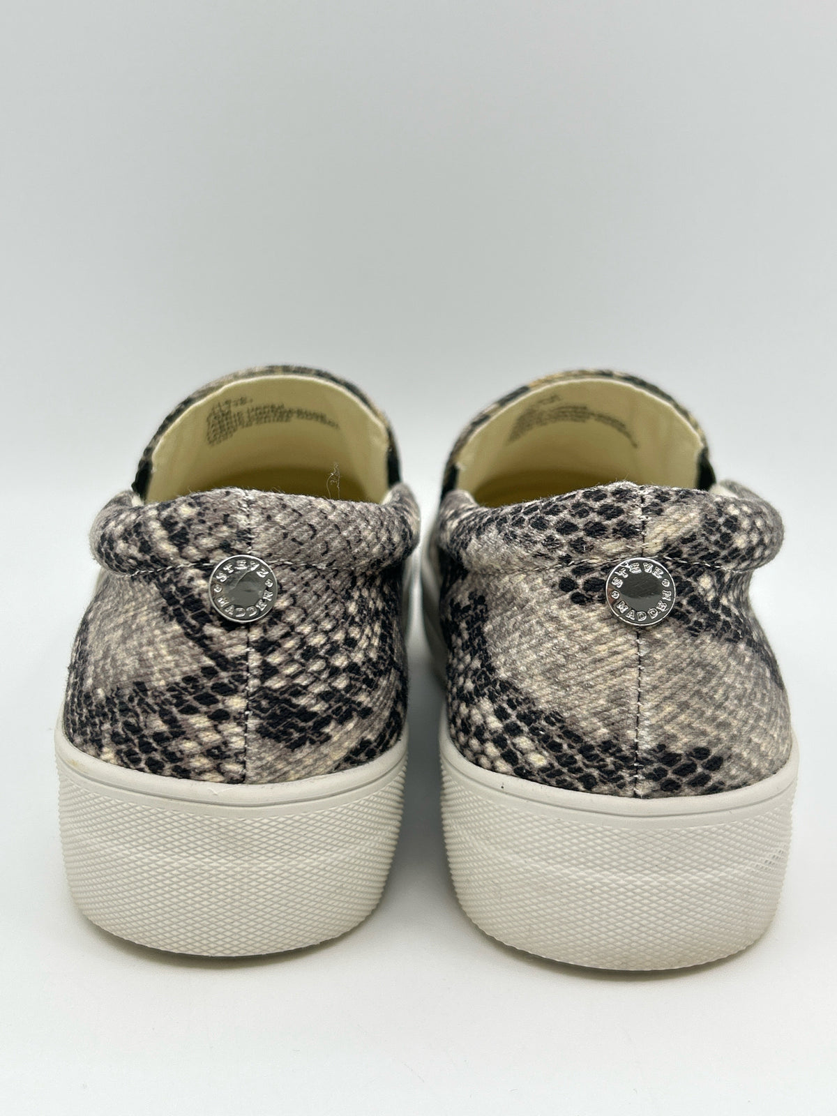 STEVE MADDEN Size 8.5 Beige & Grey Women Sneakers