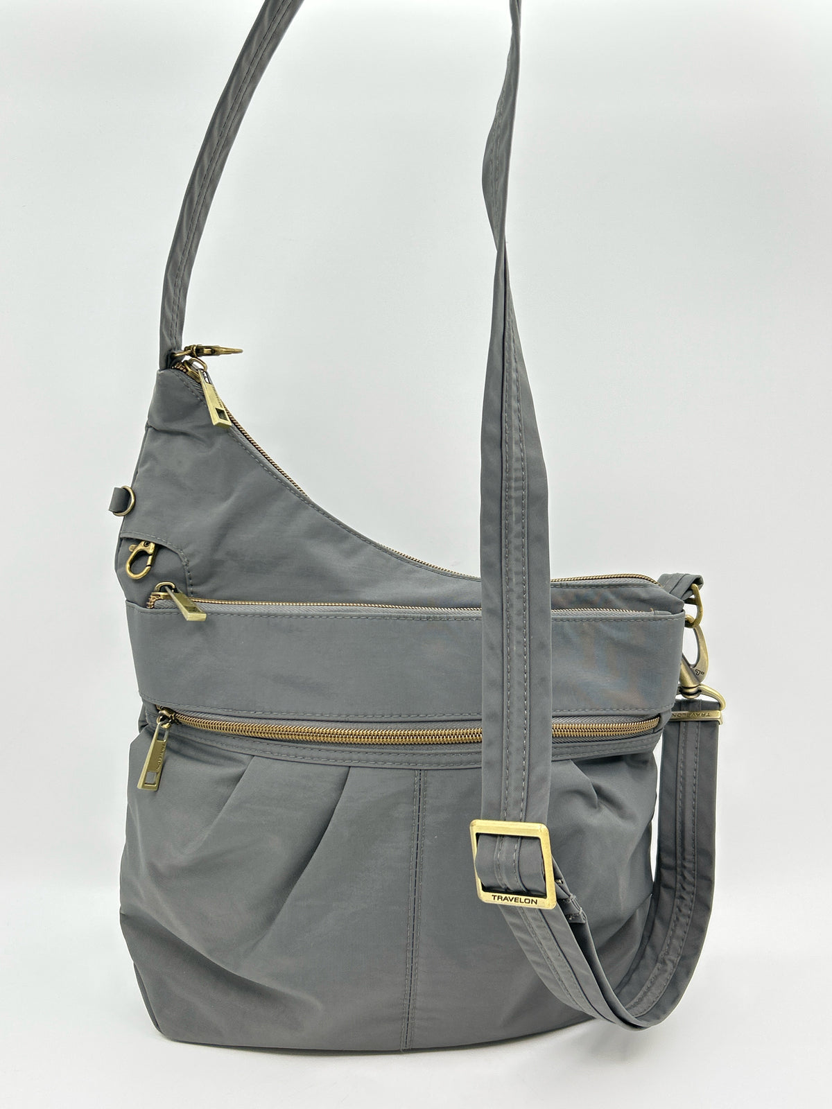TRAVELON Grey Women Purse
