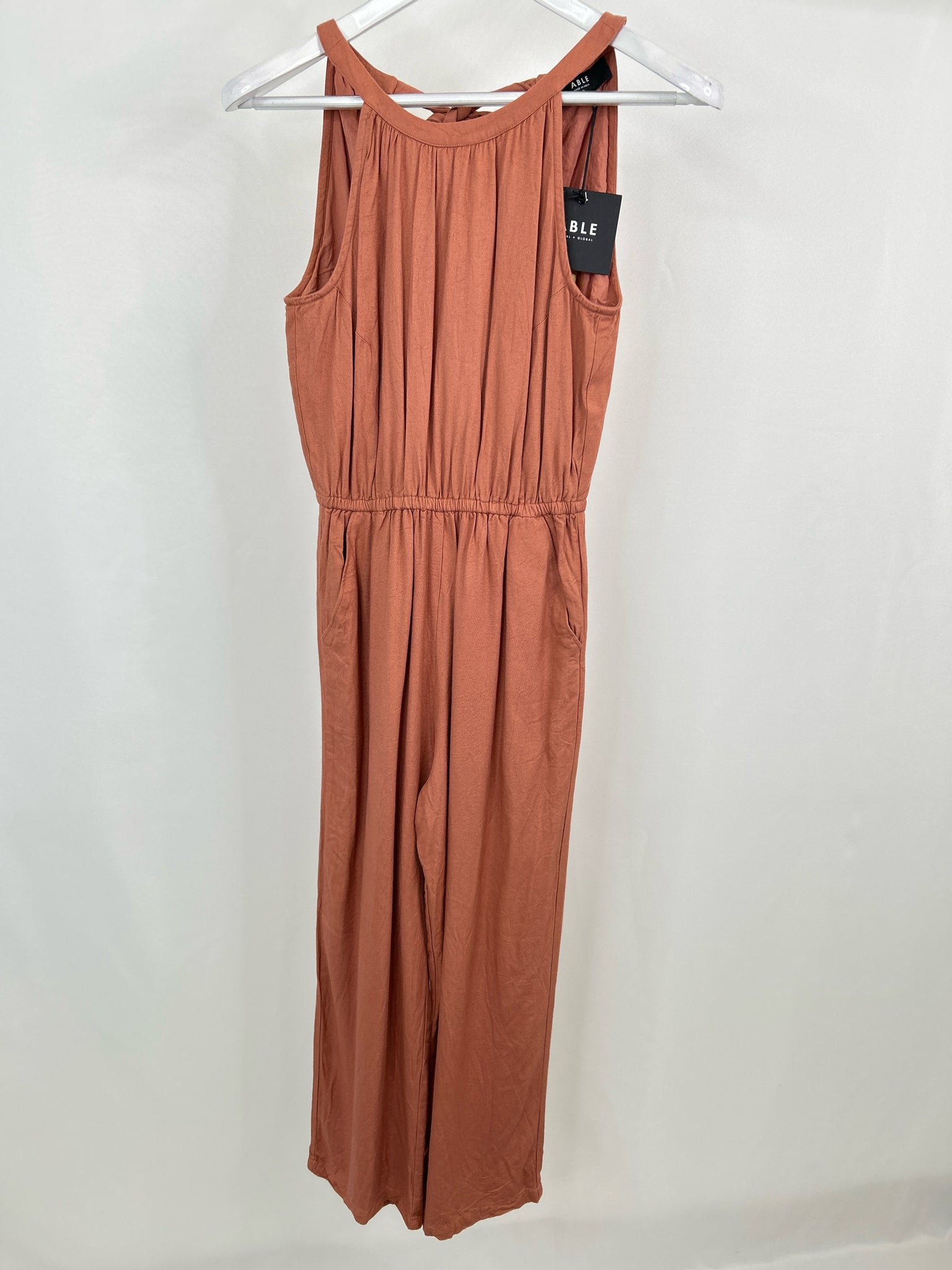 ABLE Size XS Brown Women Jumpsuit NWT