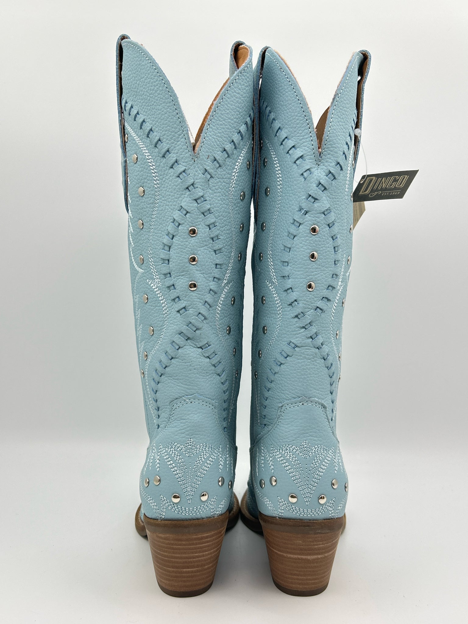 DINGO Size 7.5M Pale Blue Women Boots