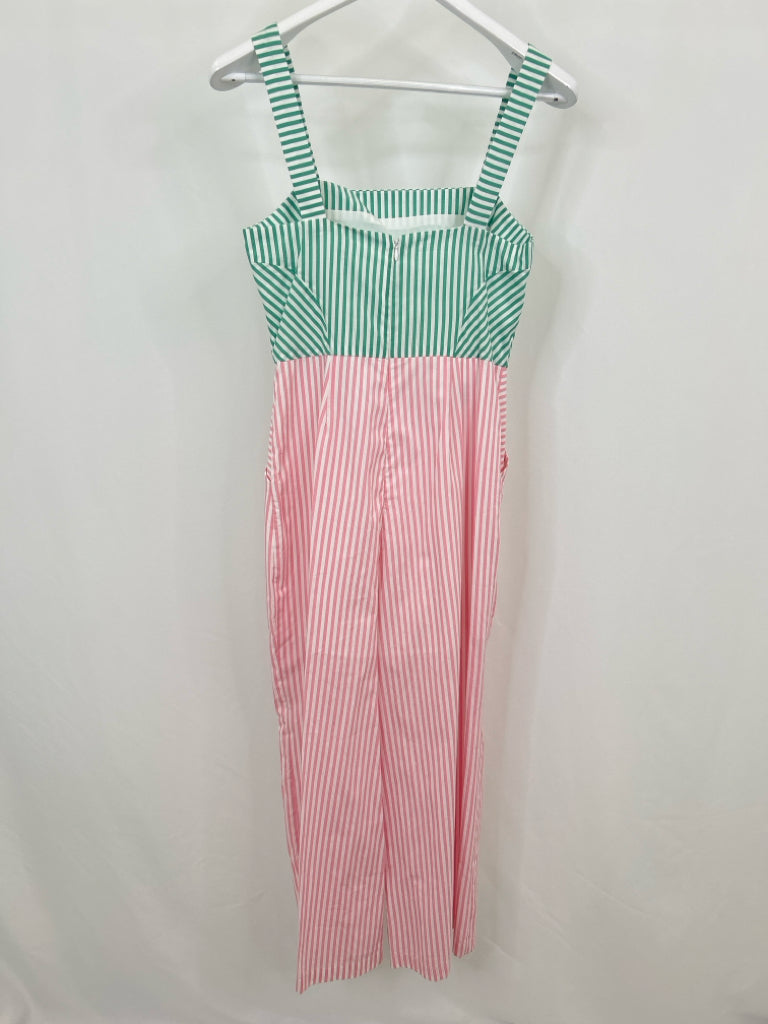 BCBGeneration Women Size 4 Pink and Green Jumpsuit NWT
