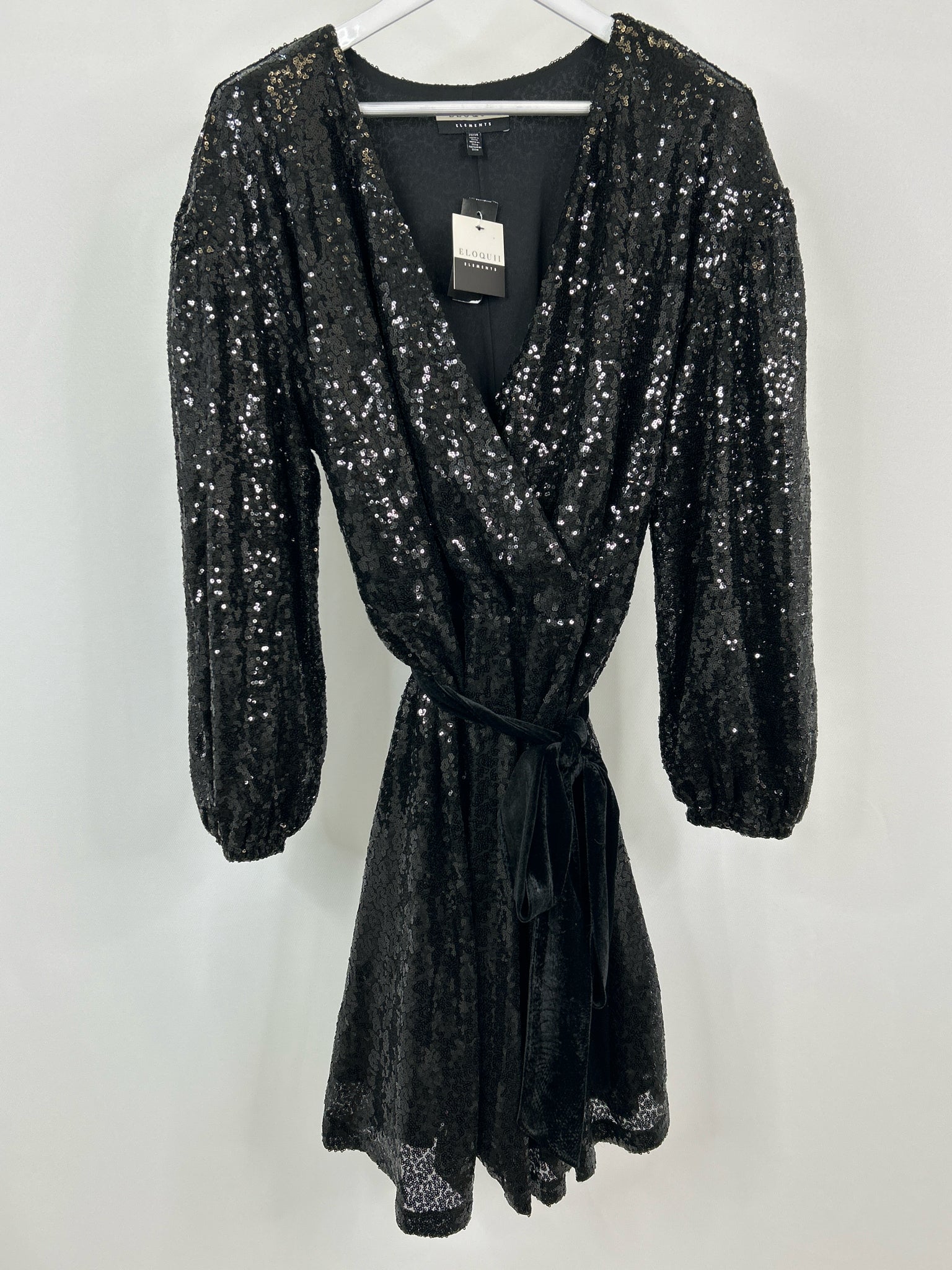 ELOQUII Size 22/24 Black Women Dress NWT