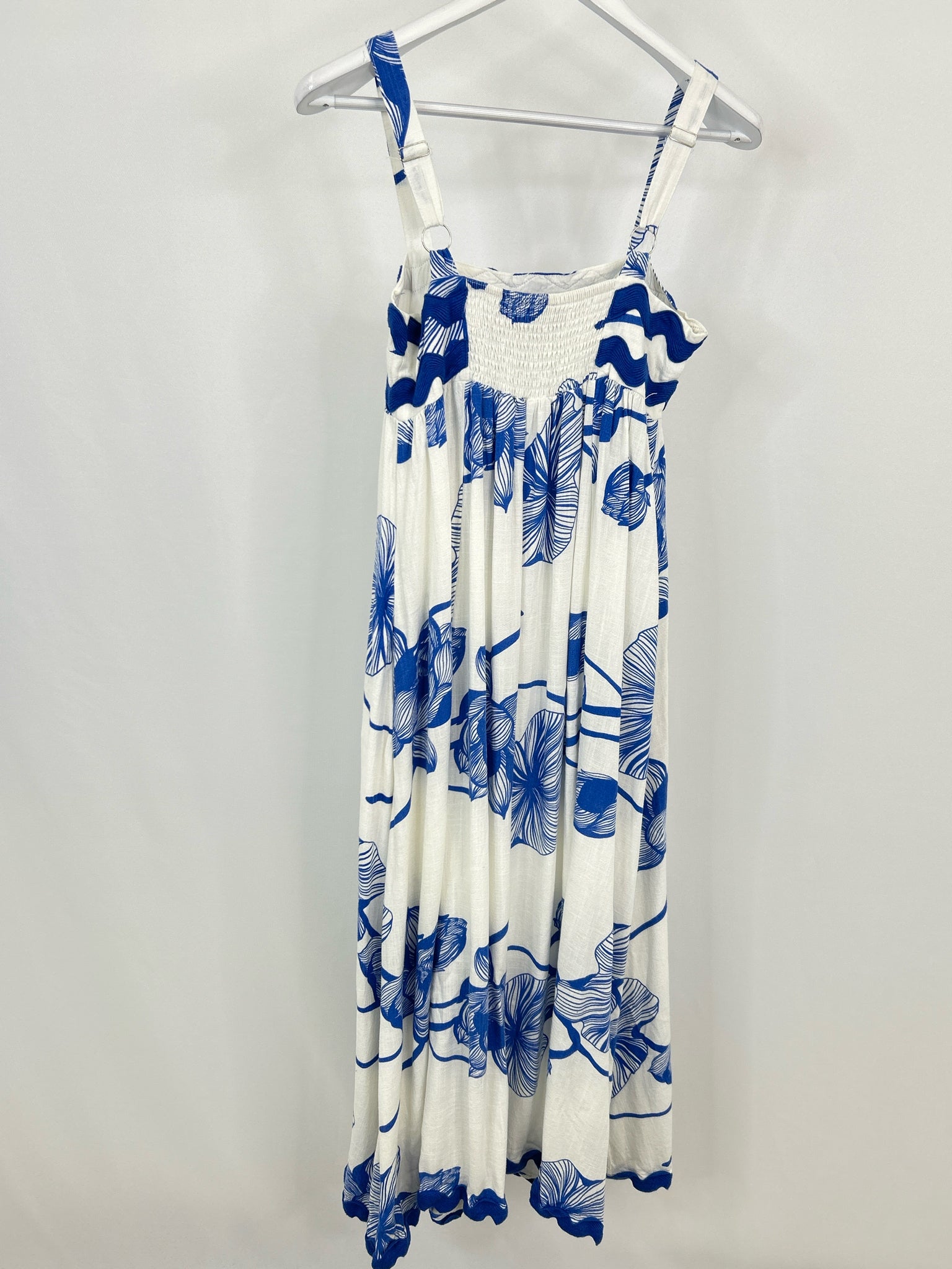 White Closet Size S WHITE AND BLUE Women Dress