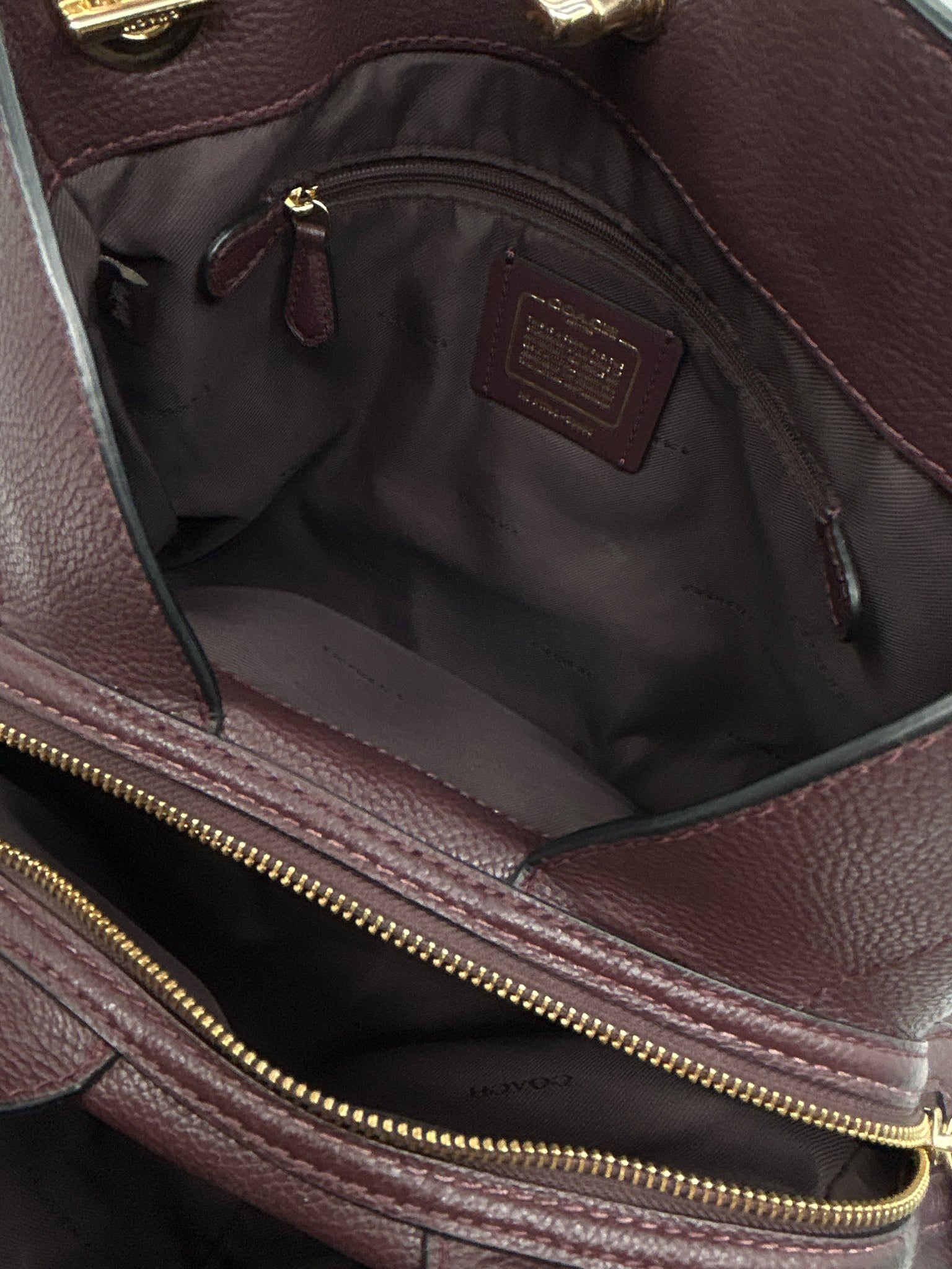 COACH EGGPLANT Women Purse