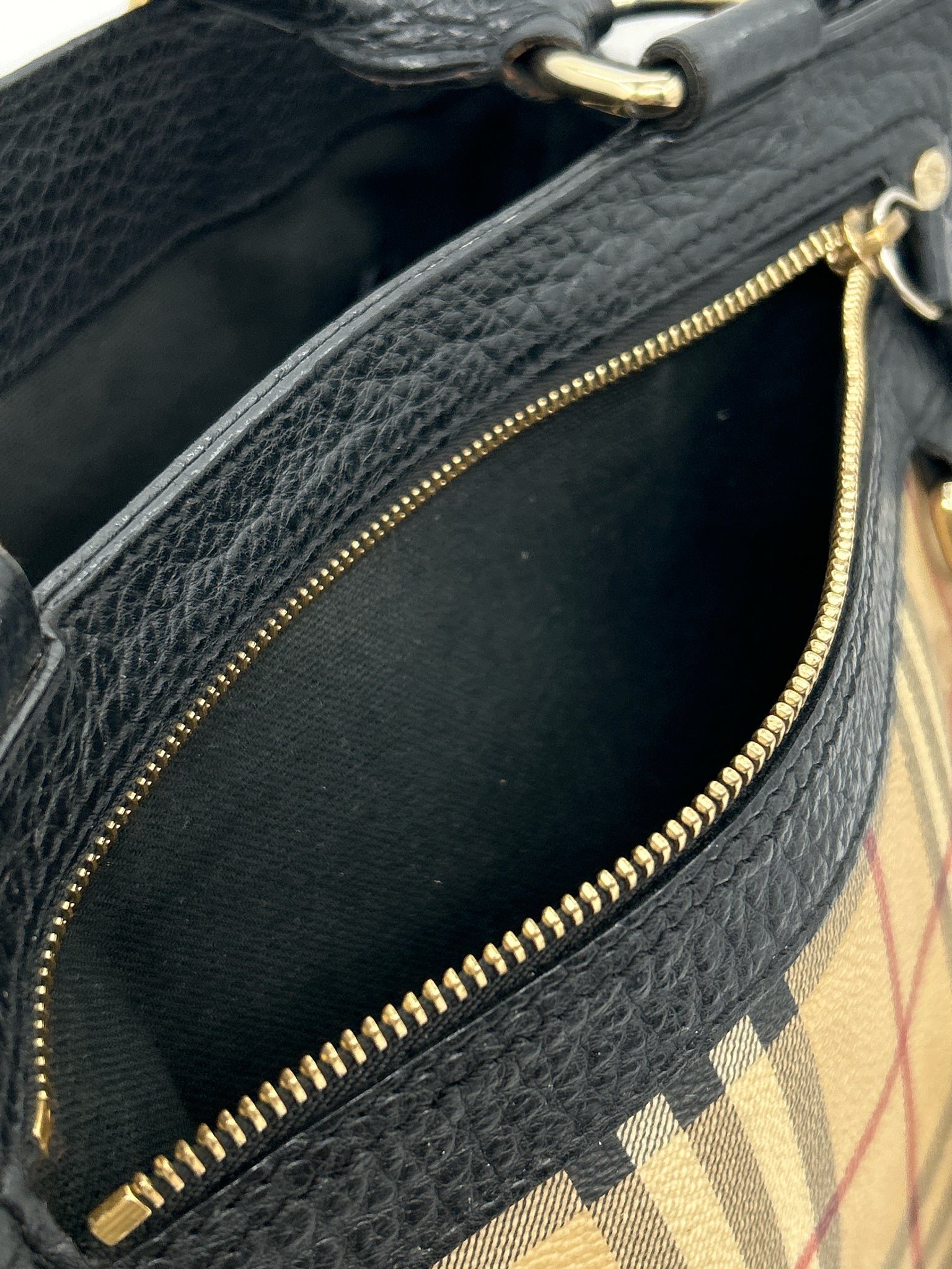 BURBERRY Brown Plaid Women Tote