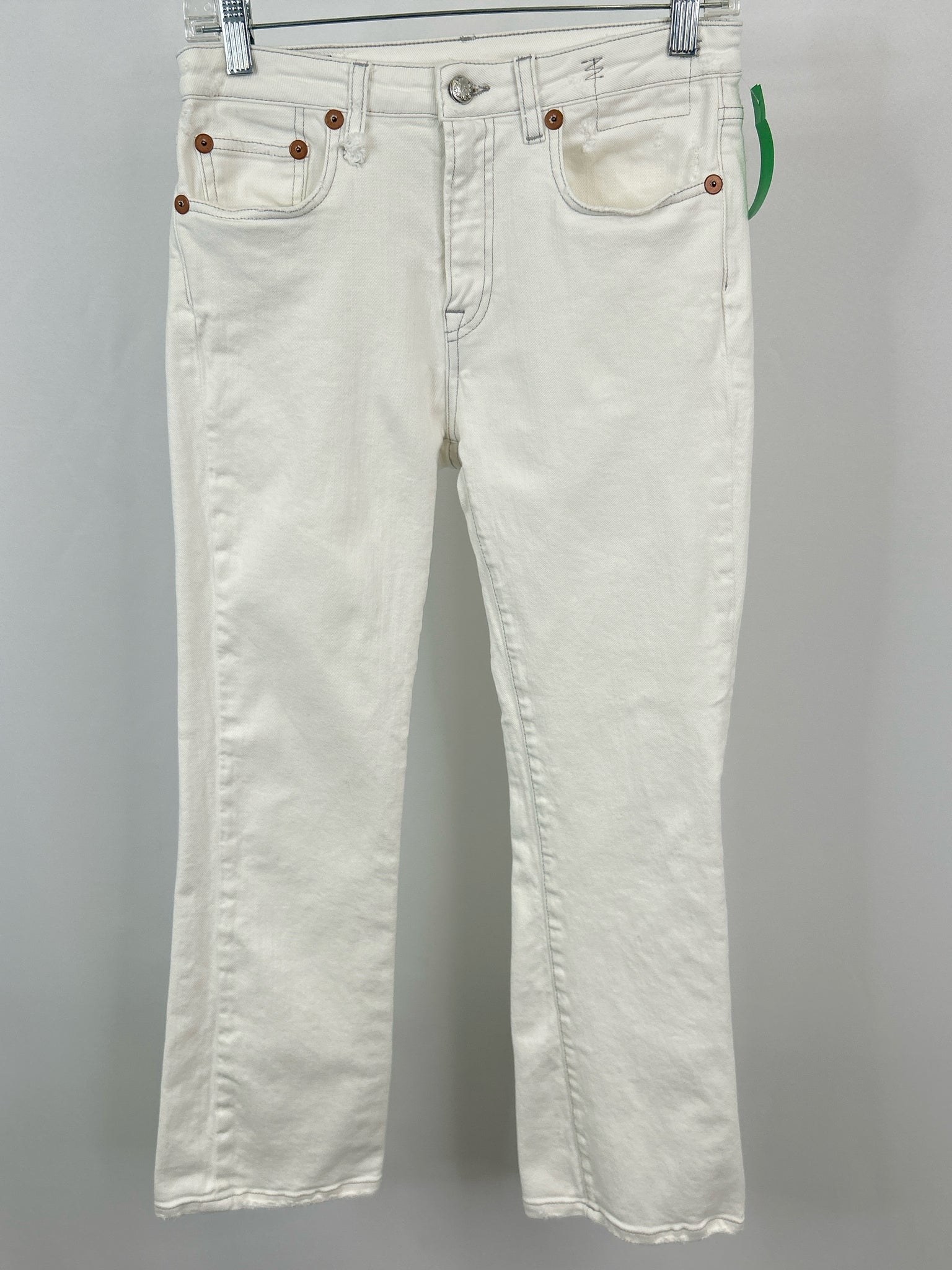 R13 Size 26/2 white denim Women jeans