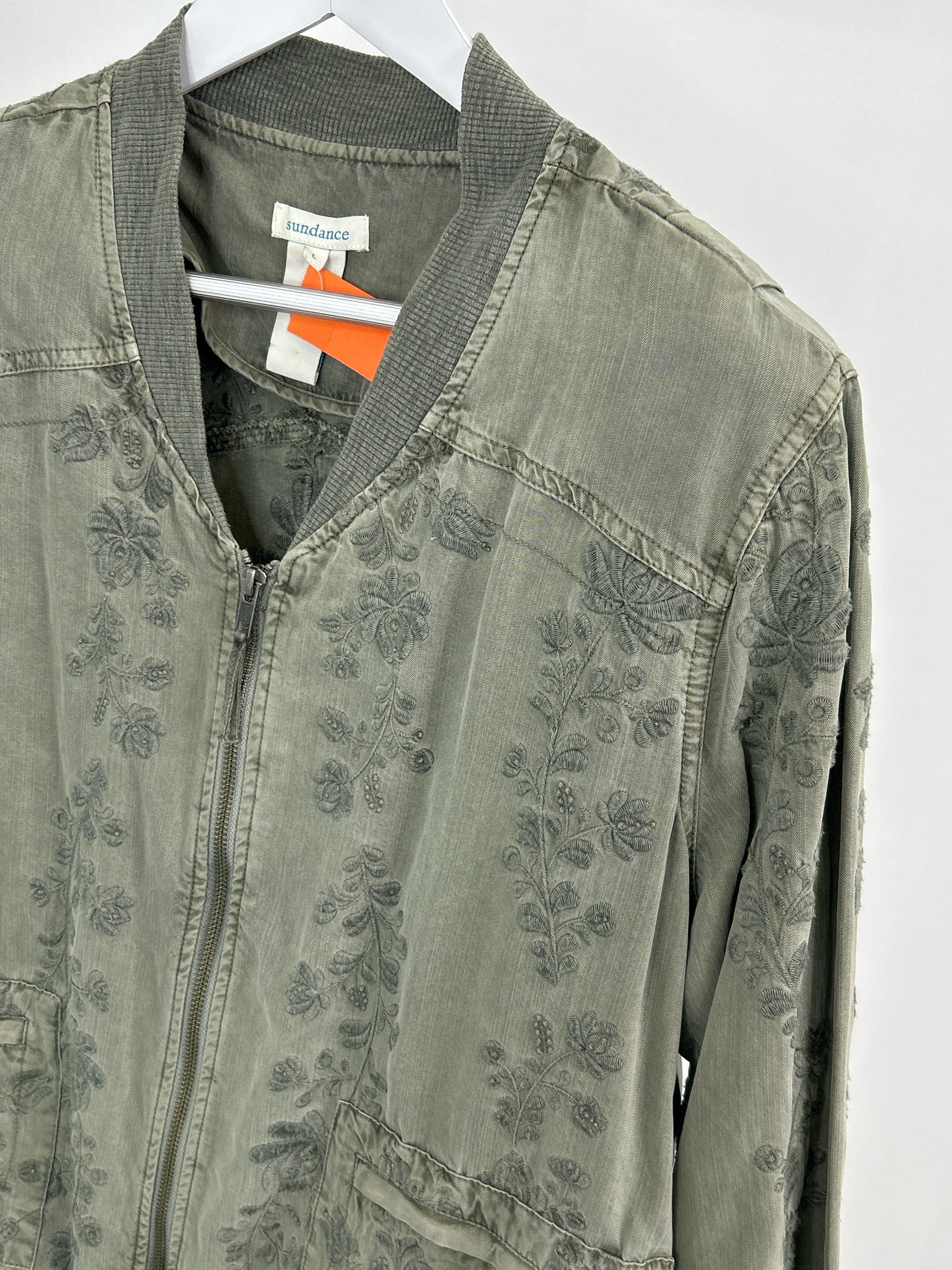 SUNDANCE Size L OLIVE GREEN Women Jacket