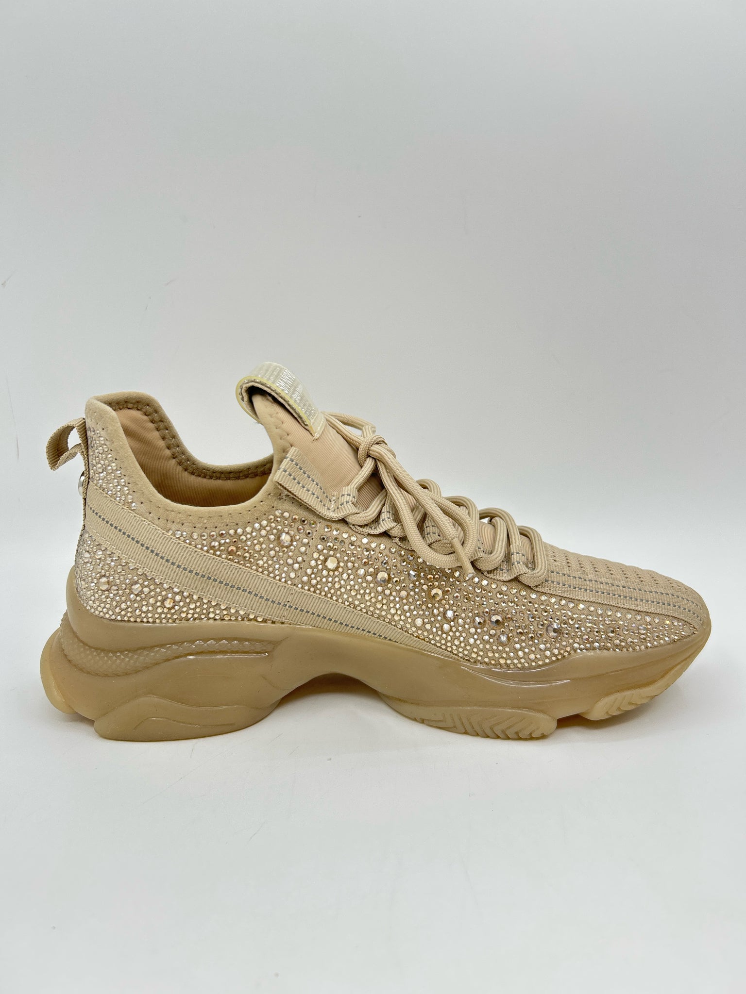 STEVE MADDEN Size 9.5M Light Brown Women Sneakers
