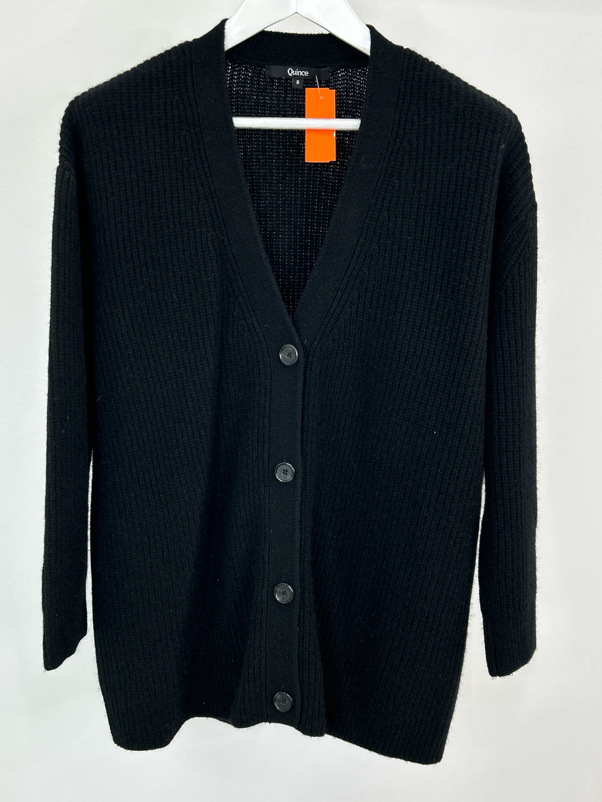 QUINCE Size S Black Women Cardigan