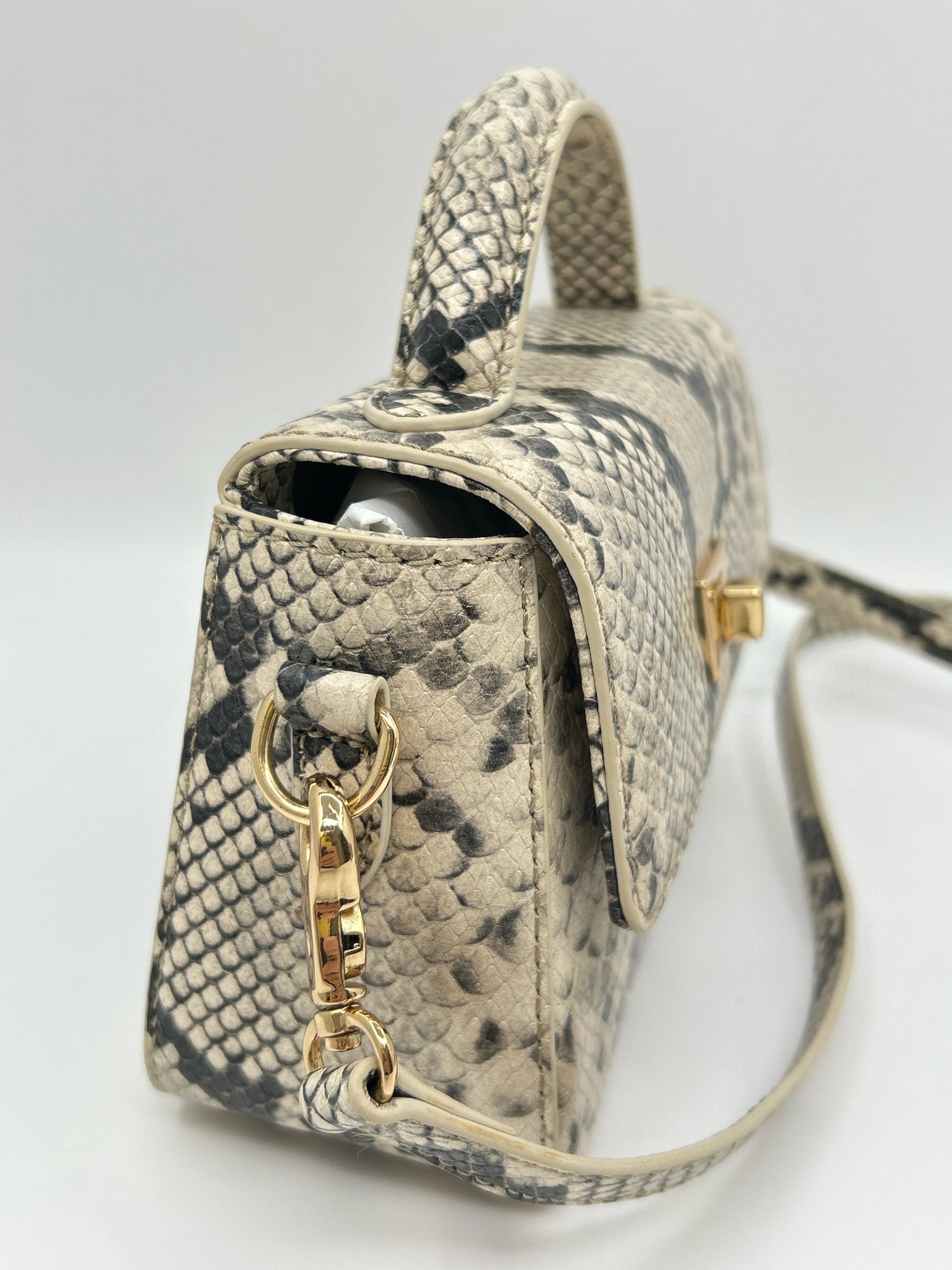 J. CREW Beige Print Women Purse