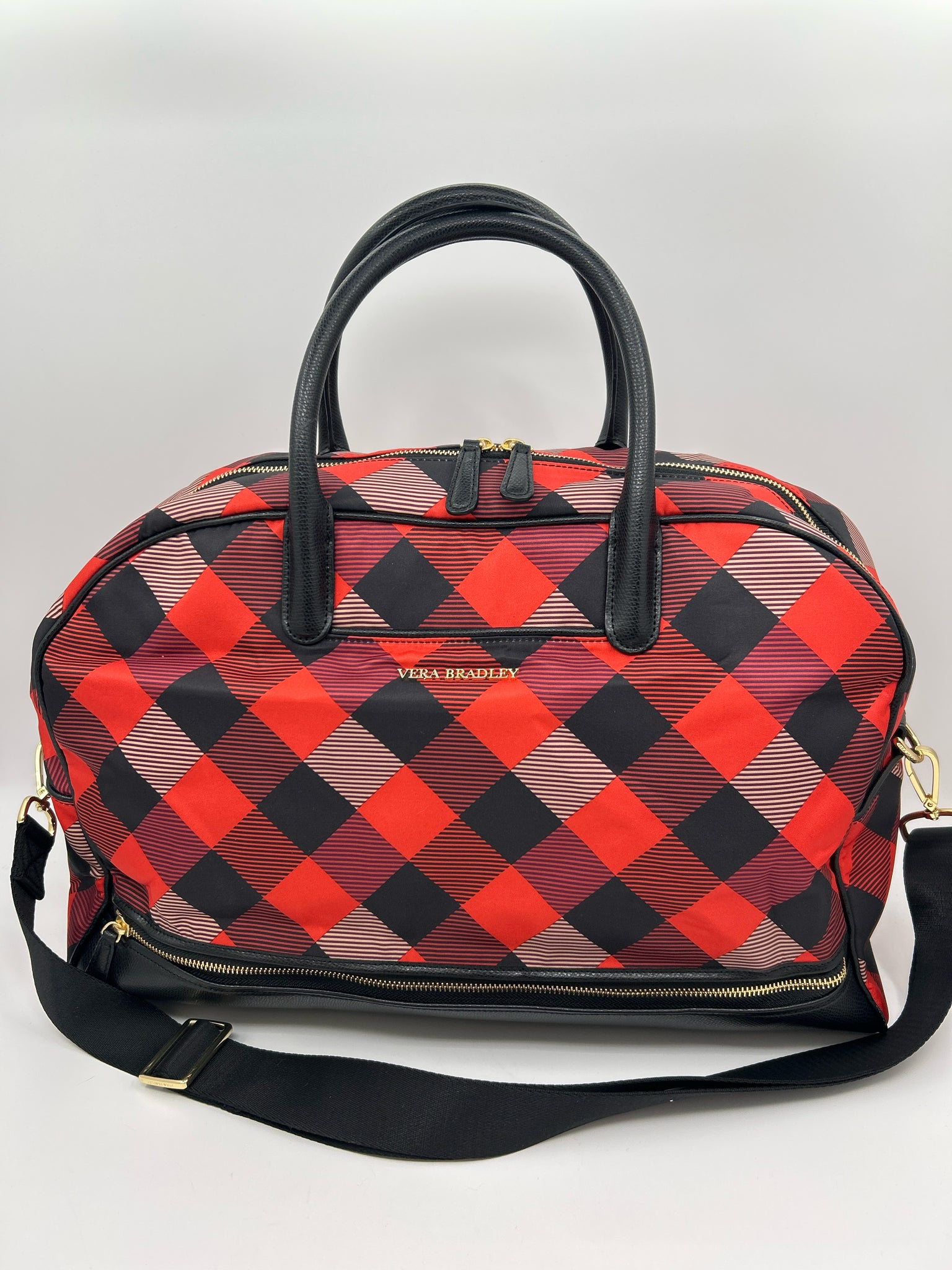 VERA BRADLEY Red and Black Luggage