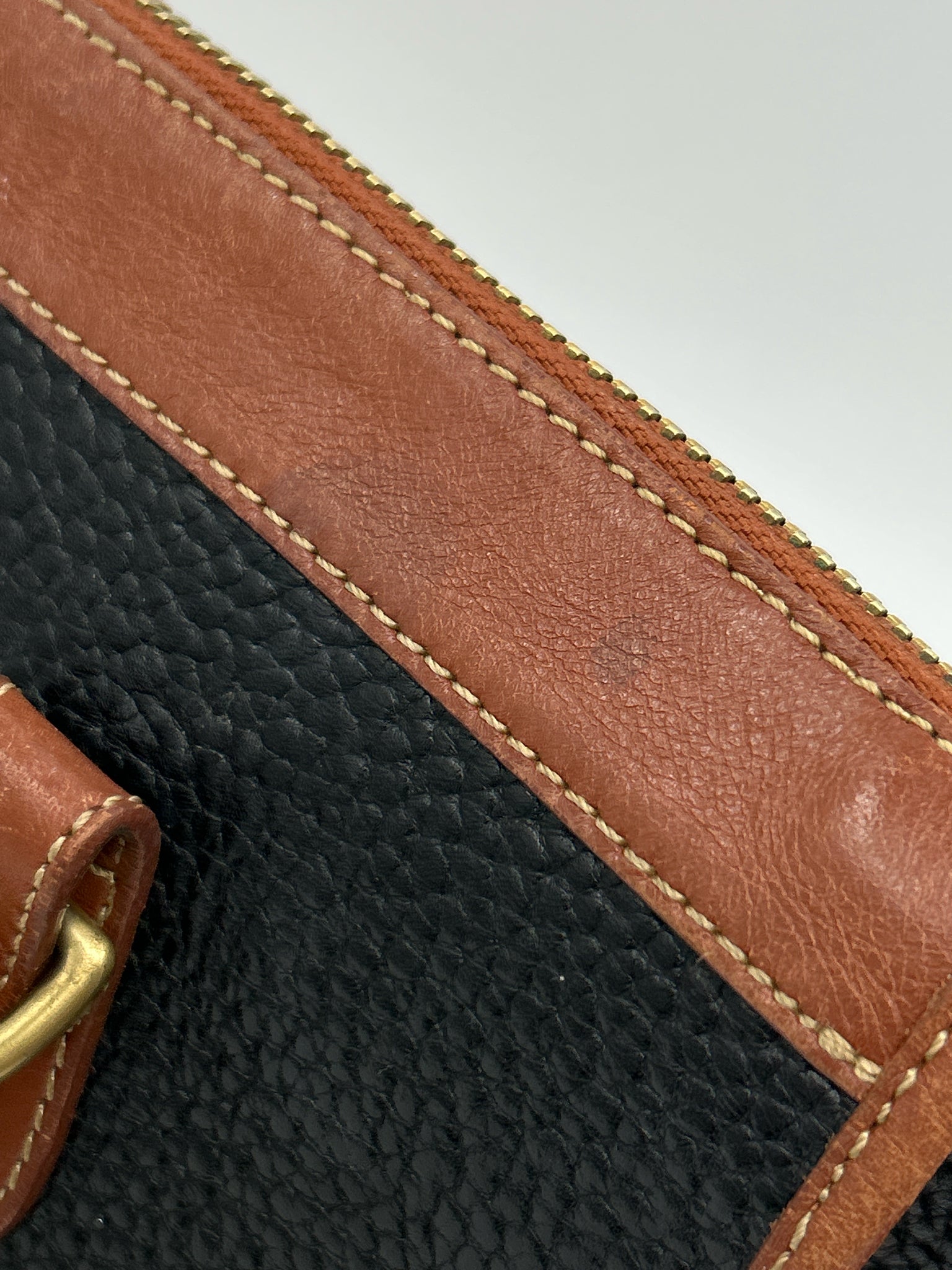 COACH Vintage Black and  Tan Women Purse