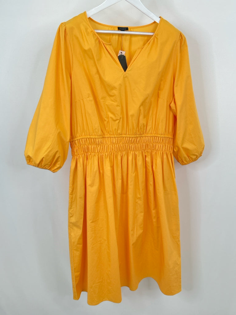 TALBOTS Size 18 Yellow Orange Women's Dress NWT