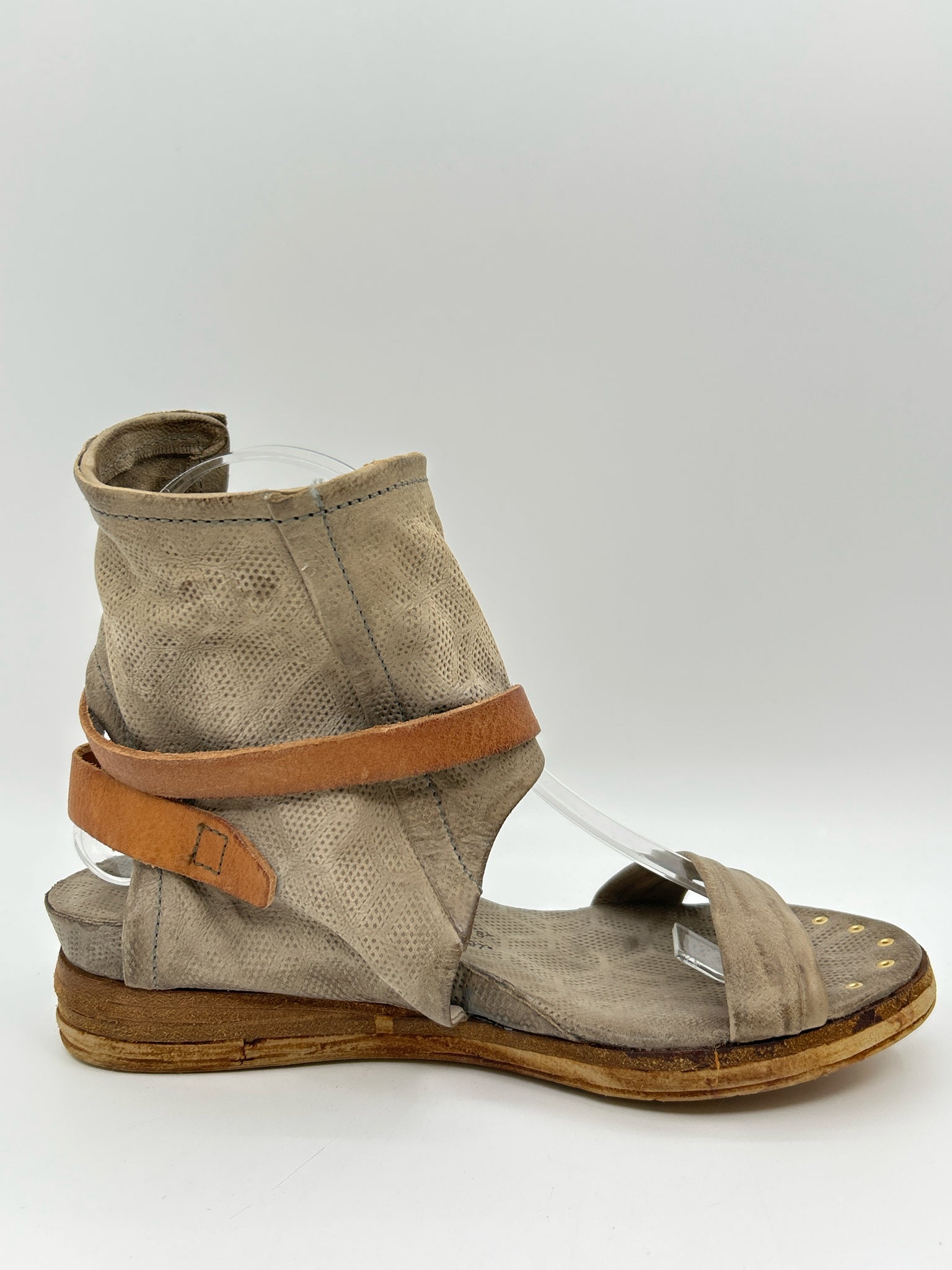 A.S. 98 Size 37 Grey and tan Women Sandal