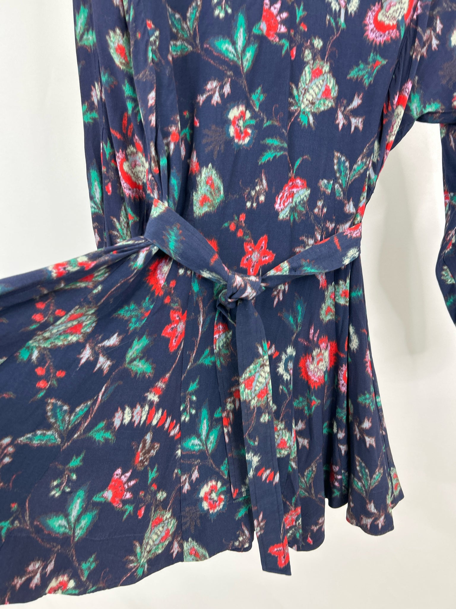 DEREK LAM Size M Blue Print Women Dress