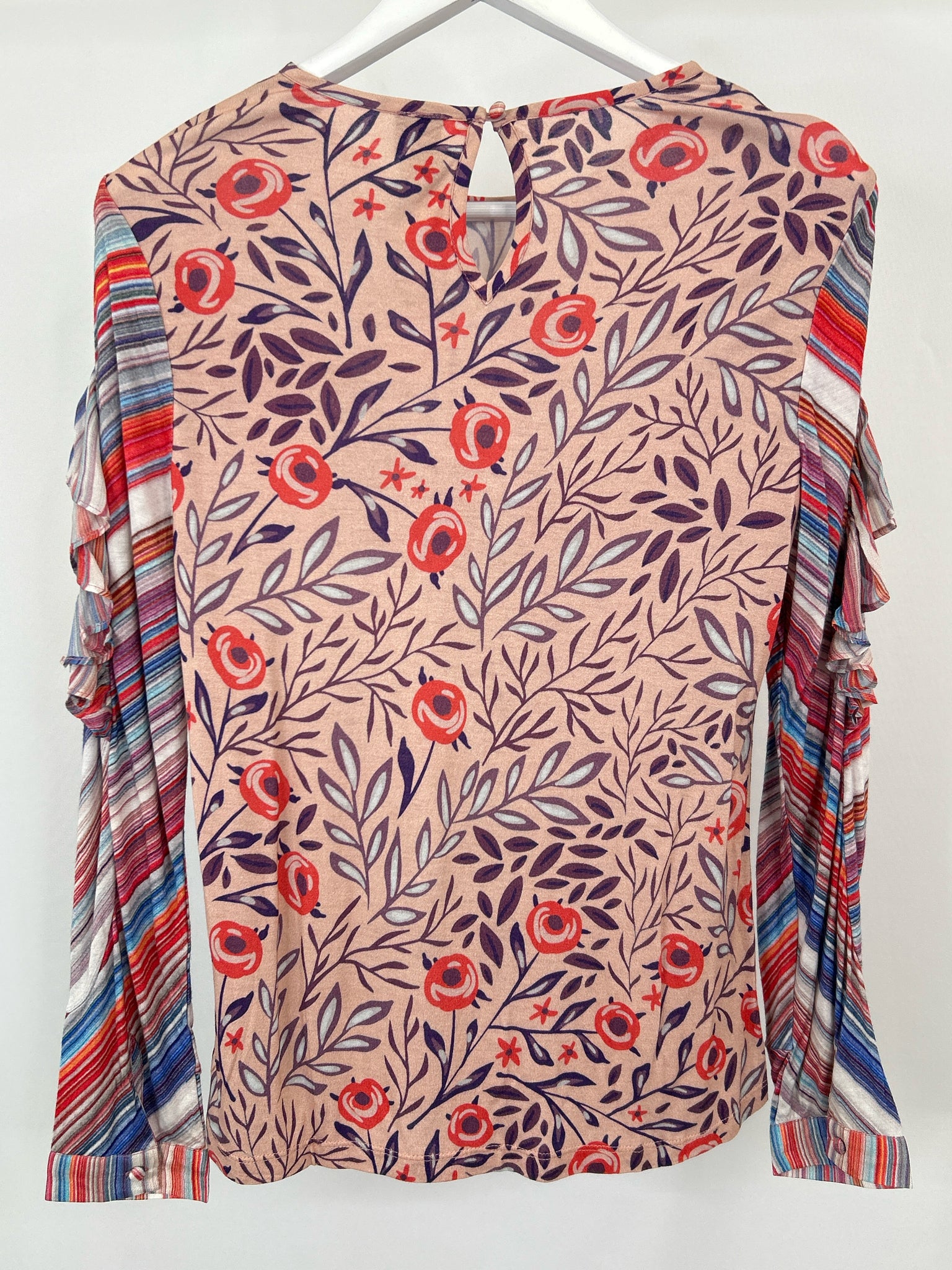 BL^NK LONDON Size S Pink and Blue Women Top