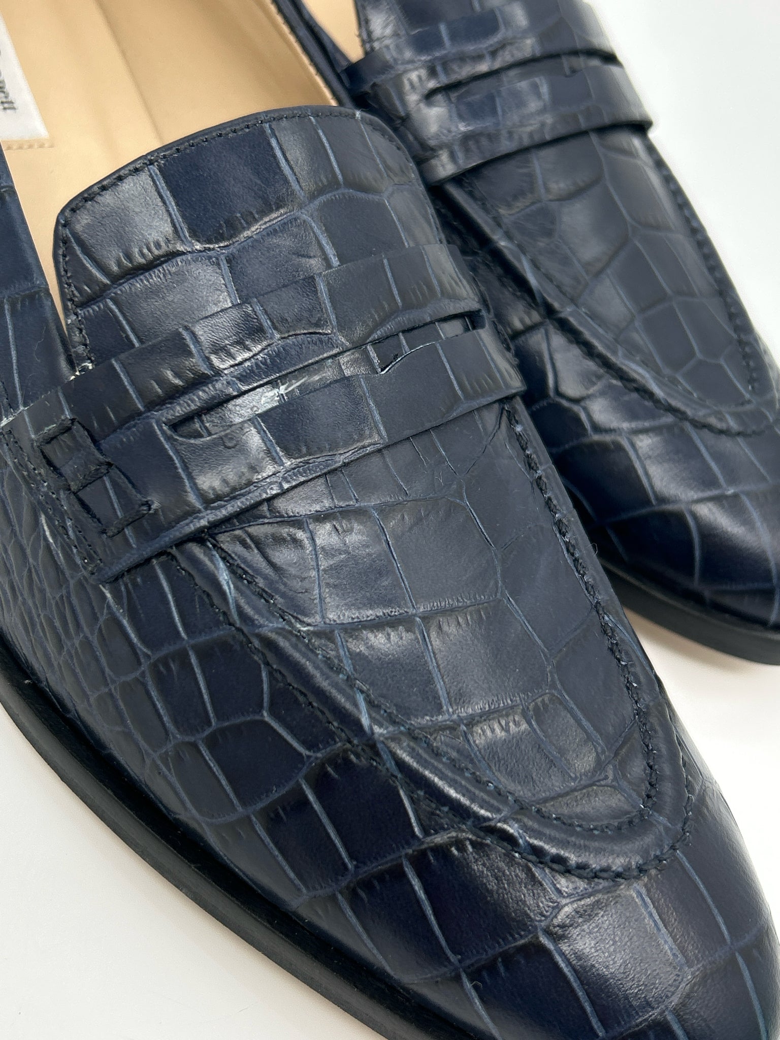 L.K. BENNETT Size 11 Navy Women Loafer