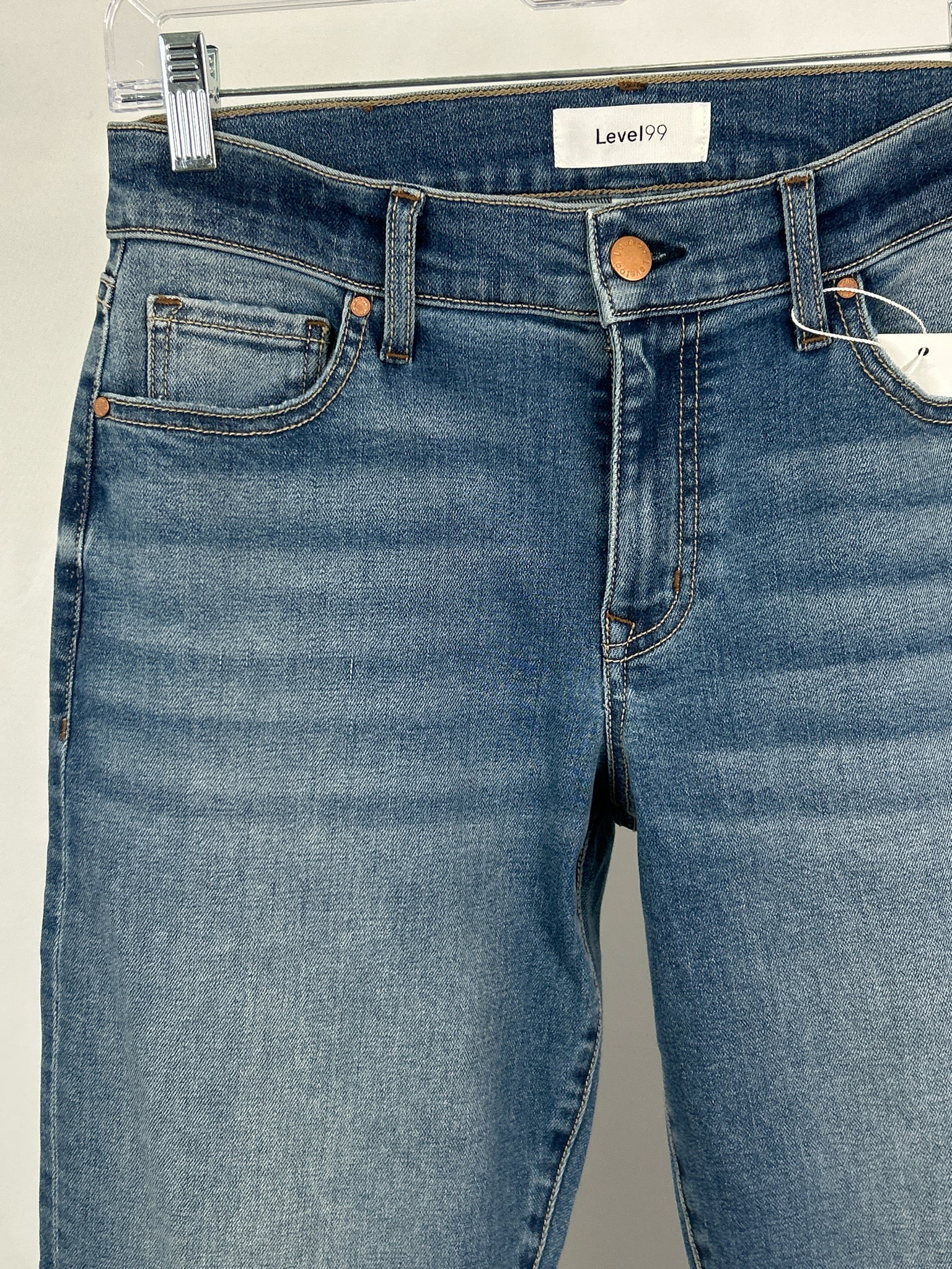 LEVEL 99 Size 27/4 LIGHT BLUE DENIM Women jeans