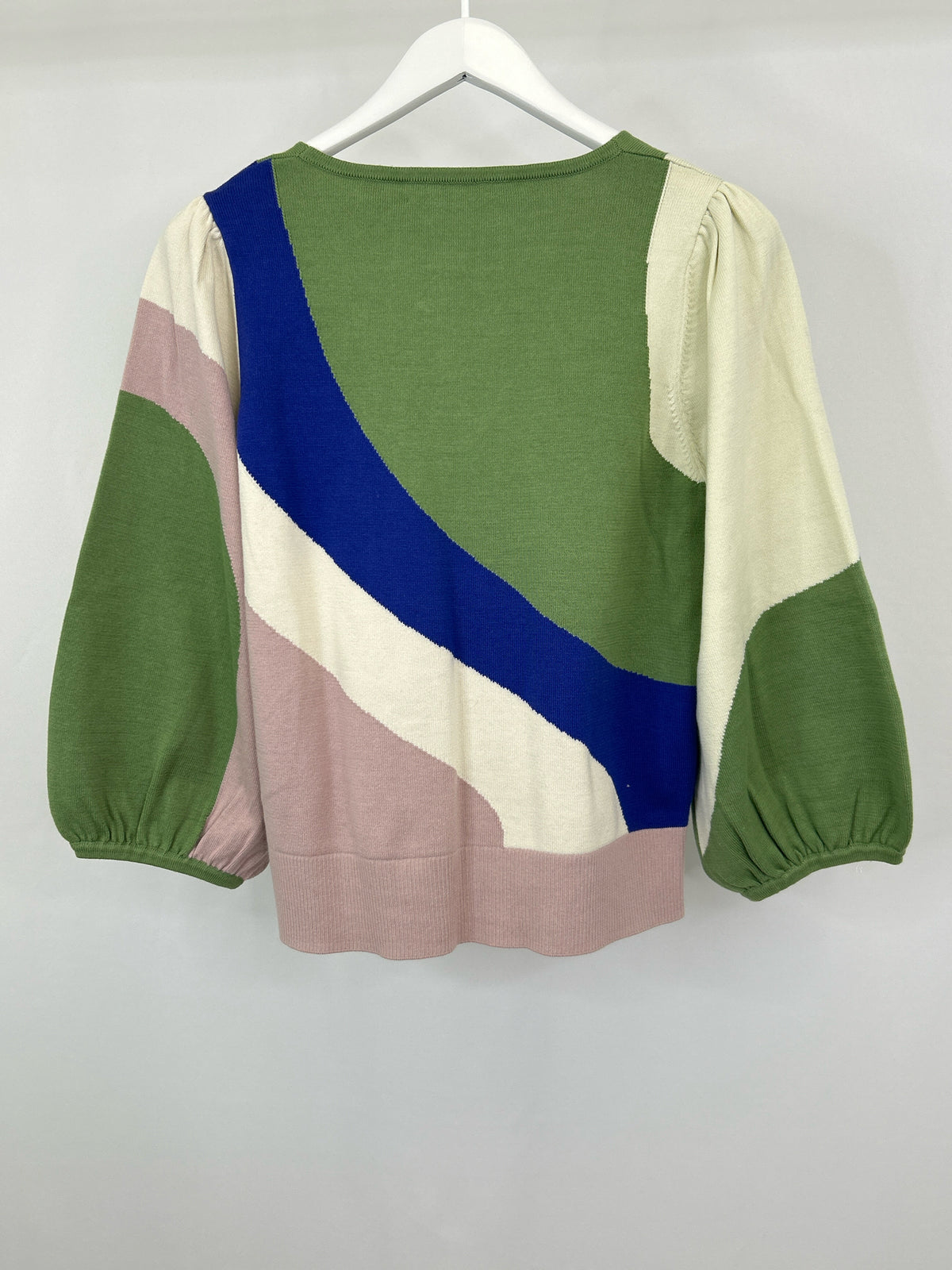 JOIE Size L GREEN AND PINK Women Sweater