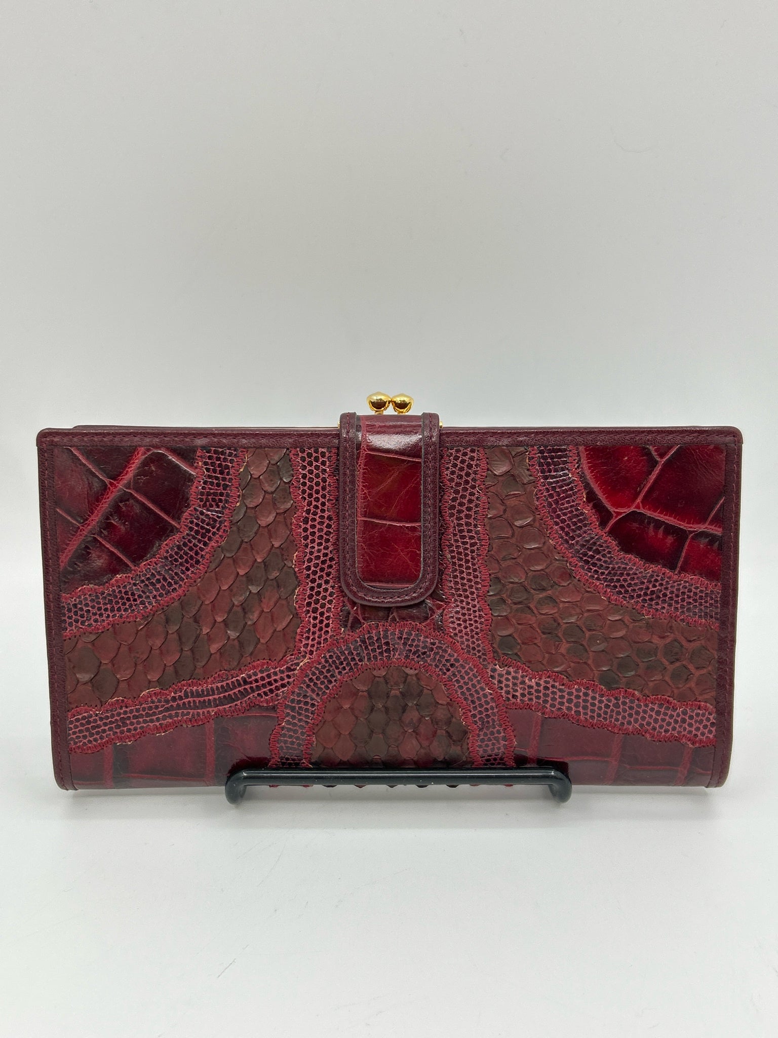 CARLOS FALCHI Burgundy Women Wallet