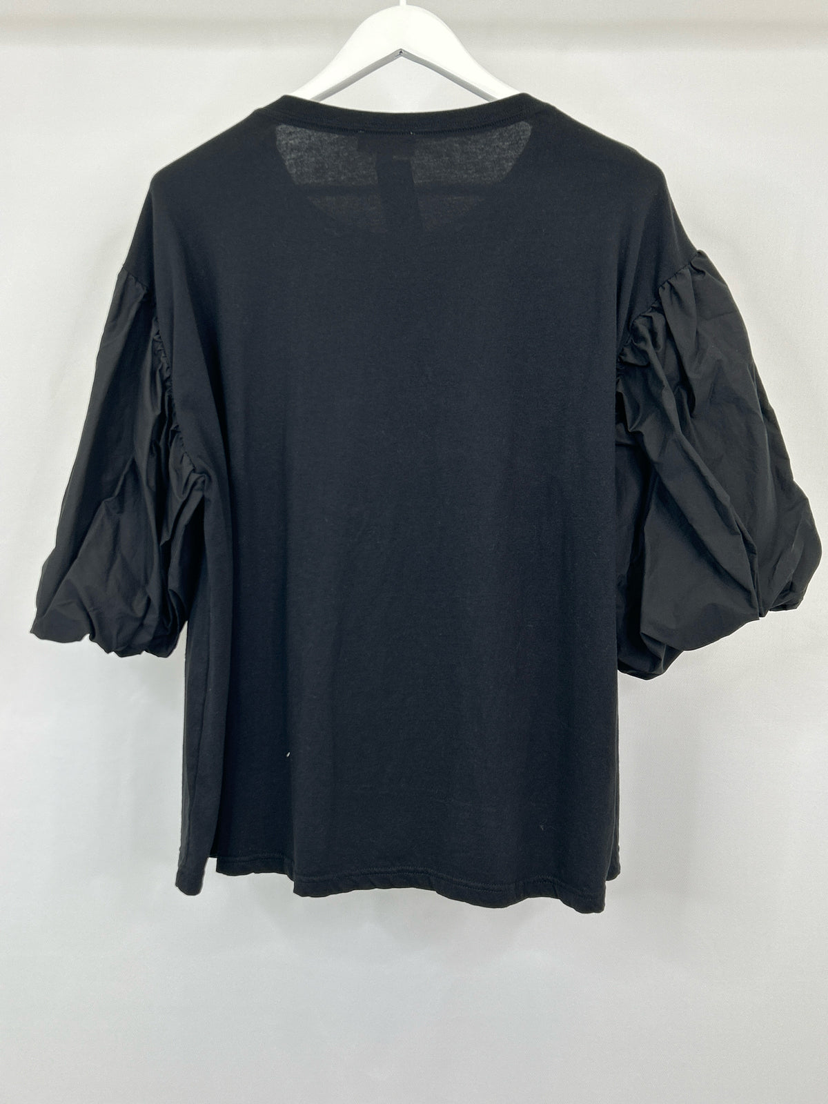ODDI Size 2XL Black Print Women Top