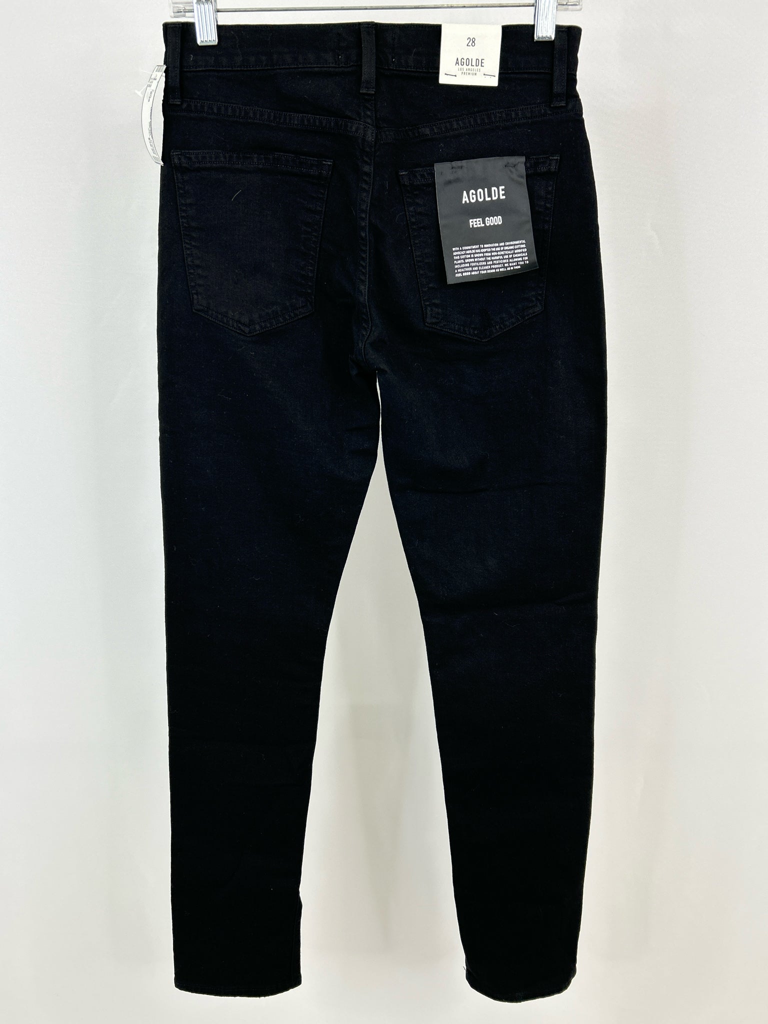 AGOLDE NWT Size 6/28 BLACK DENIM Women jeans
