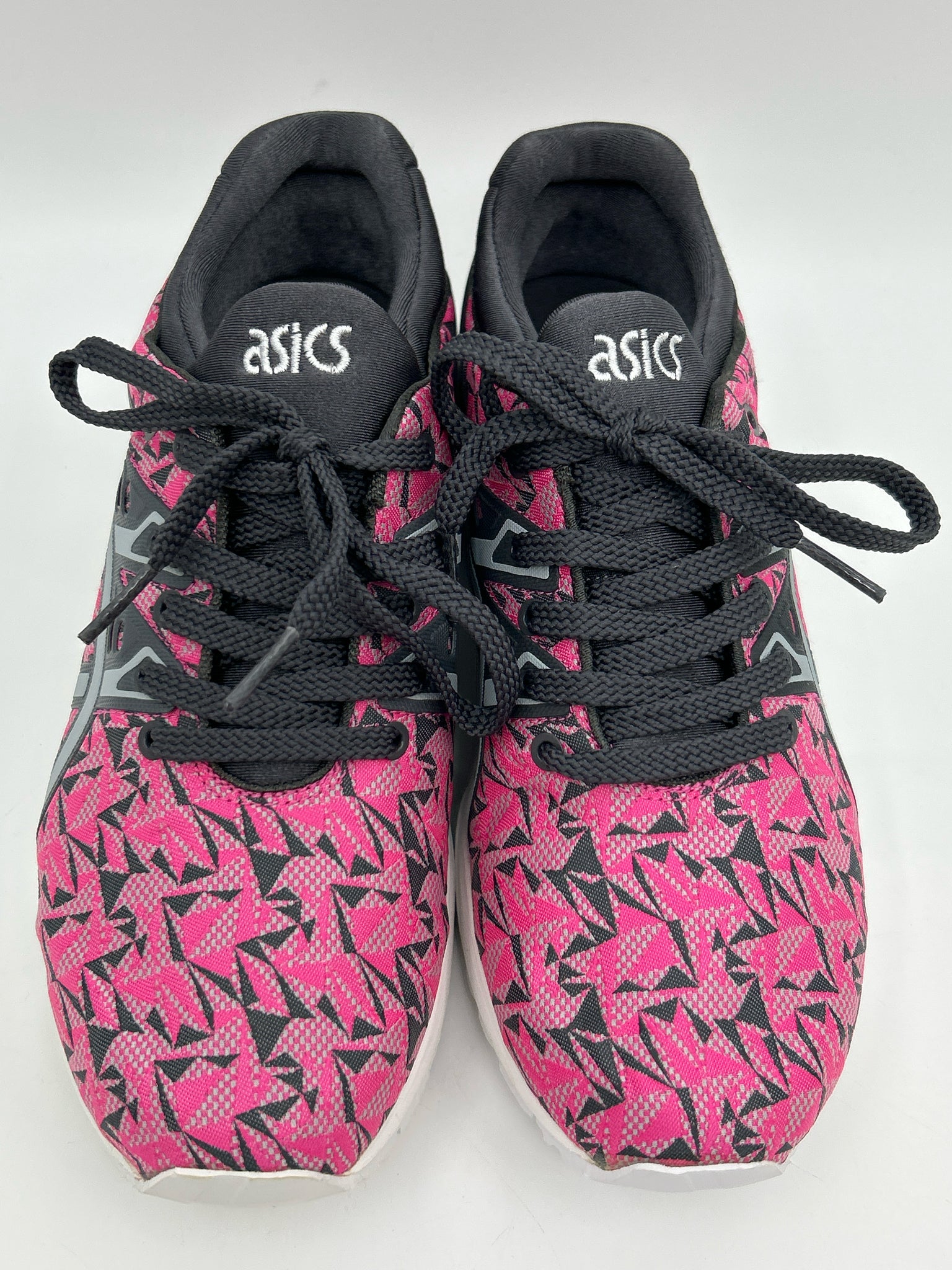 ASICS Size 7 GREY & PINK Women Sneakers