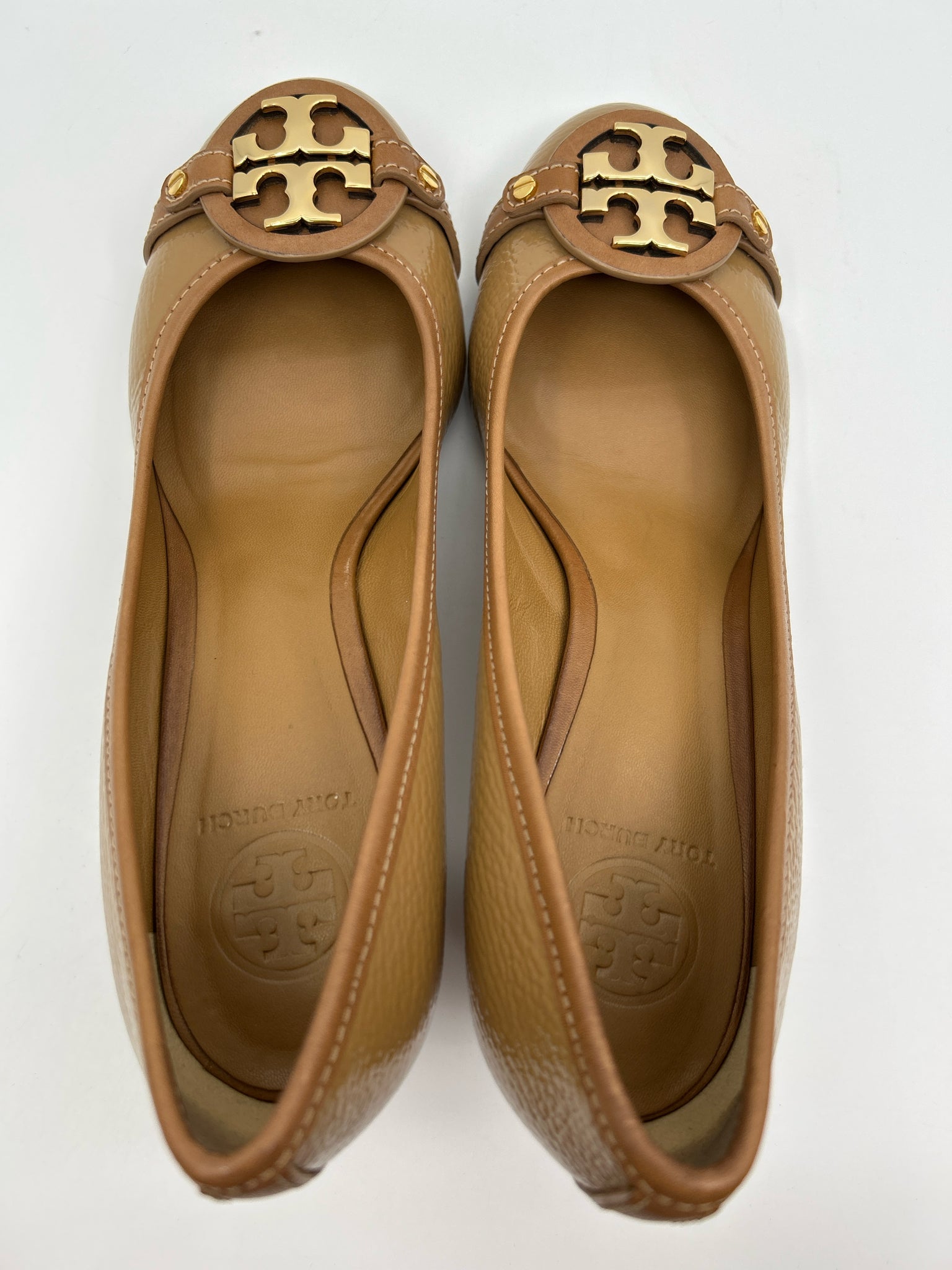 TORY BURCH Size 10.5 Tan Women Pumps