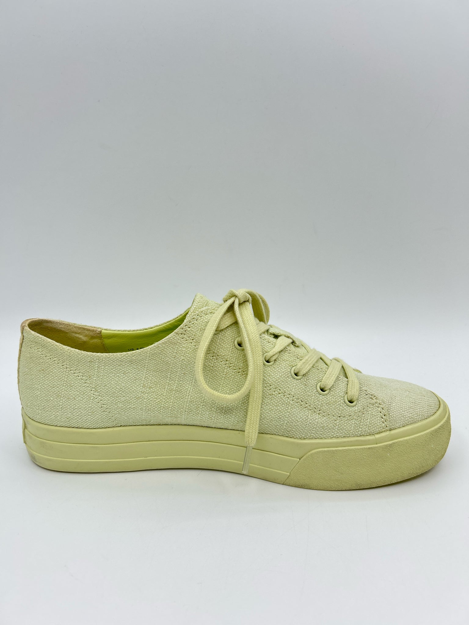 VINCE Size 8.5M Green Women Sneakers