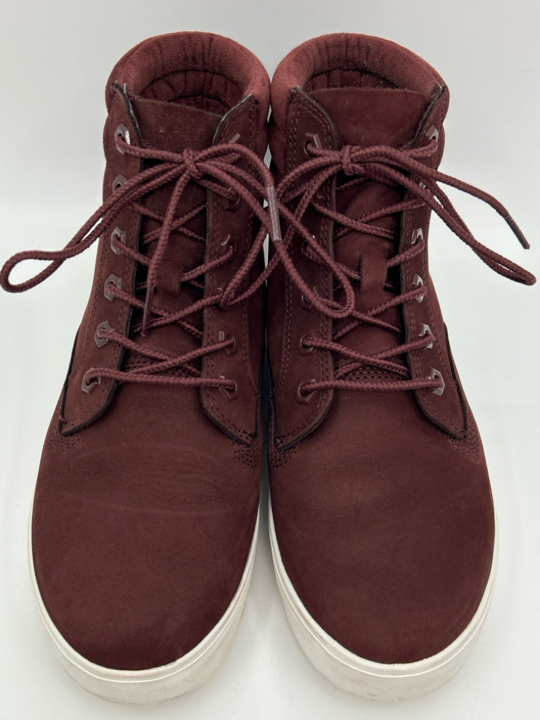 TIMBERLAND Women Size 7 Burgundy Booties