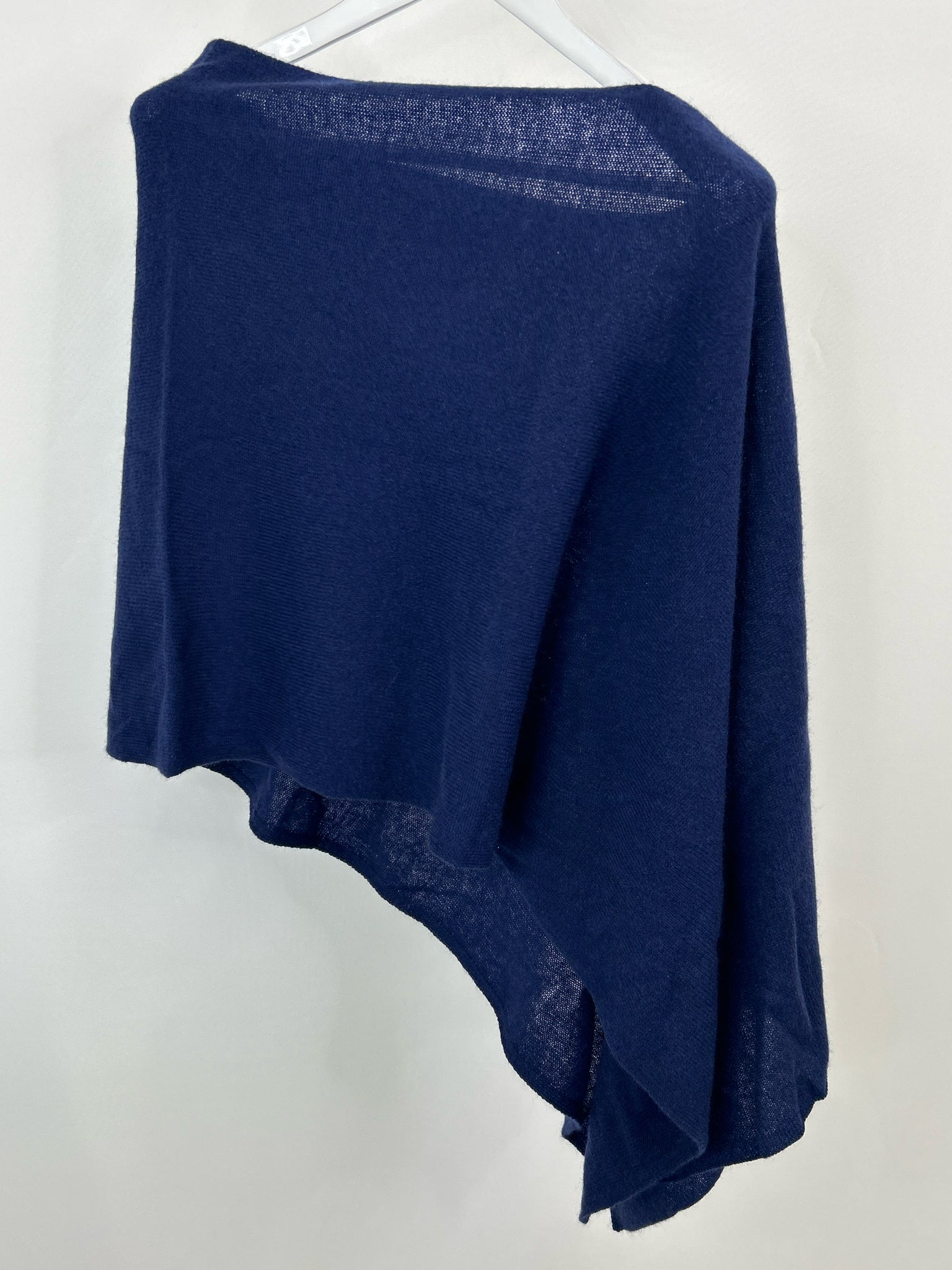 ALASHAN One Size Blue Women Poncho NWT
