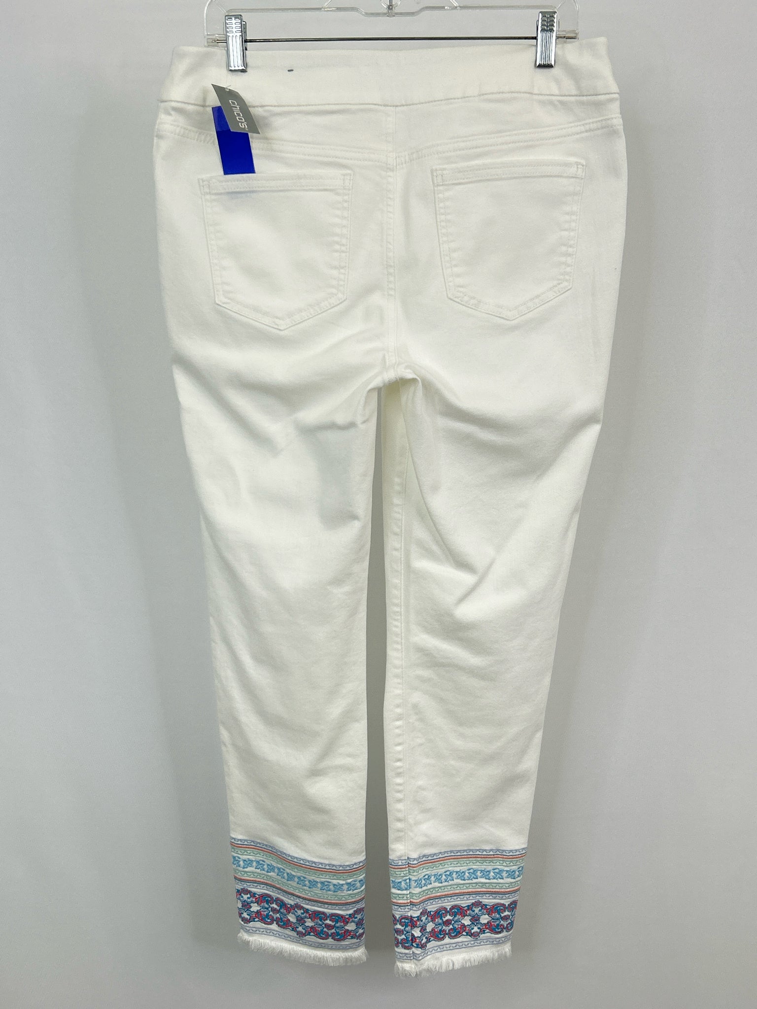 CHICO'S Size 10R White Women Jegging