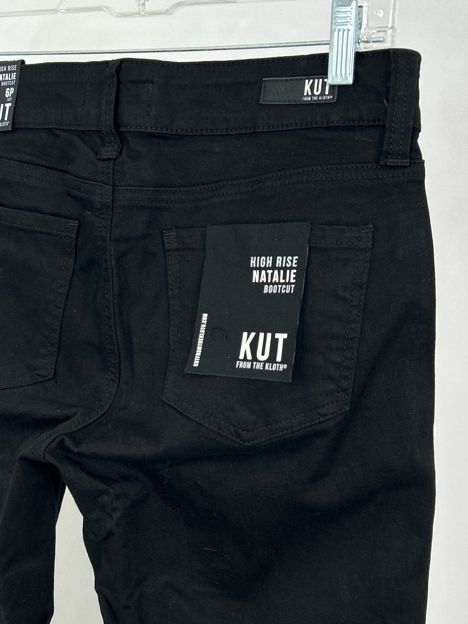 KUT FROM THE KLOTH Size 6P Black Women jeans