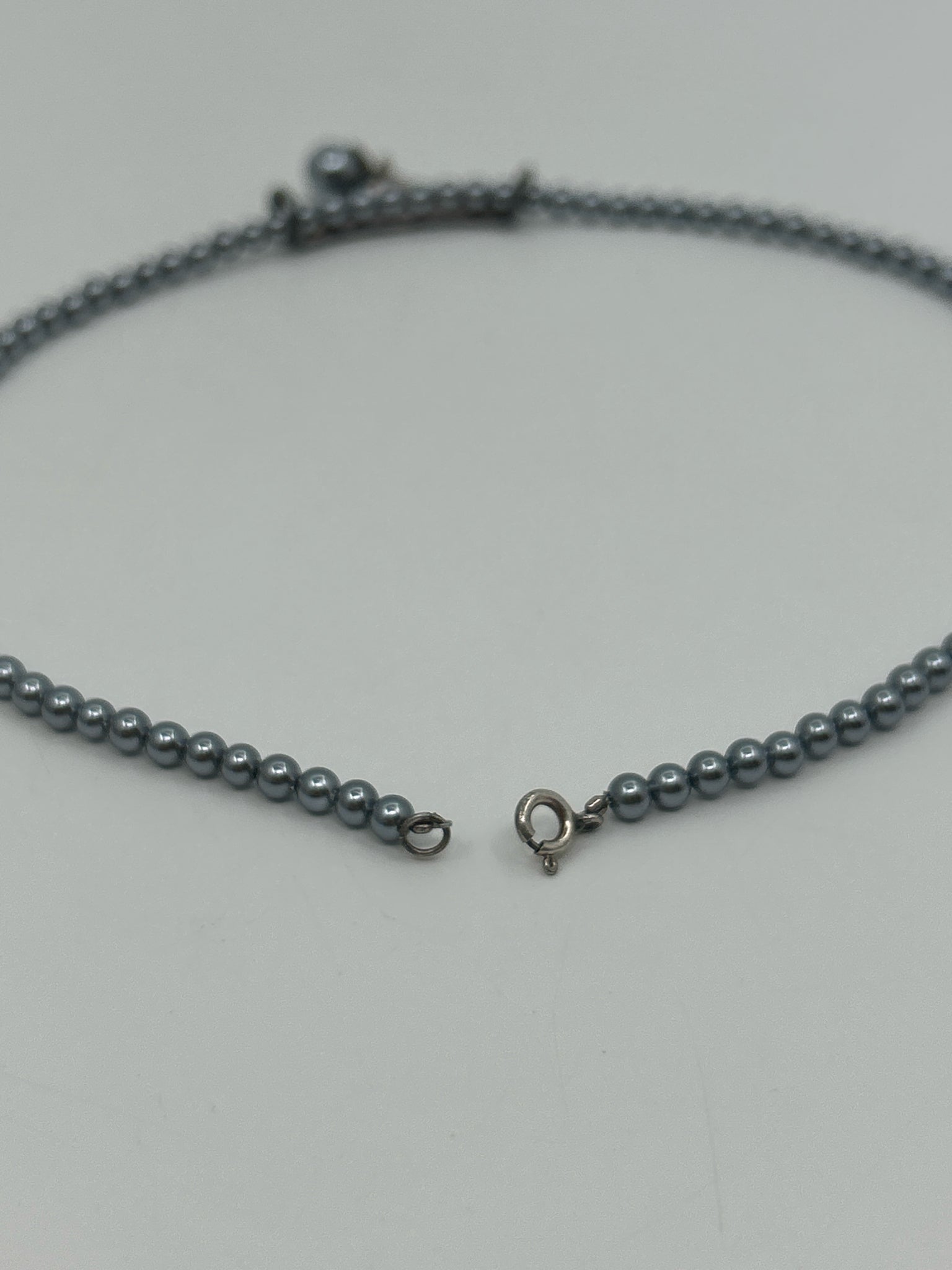 NO BRAND Blue Grey Necklace