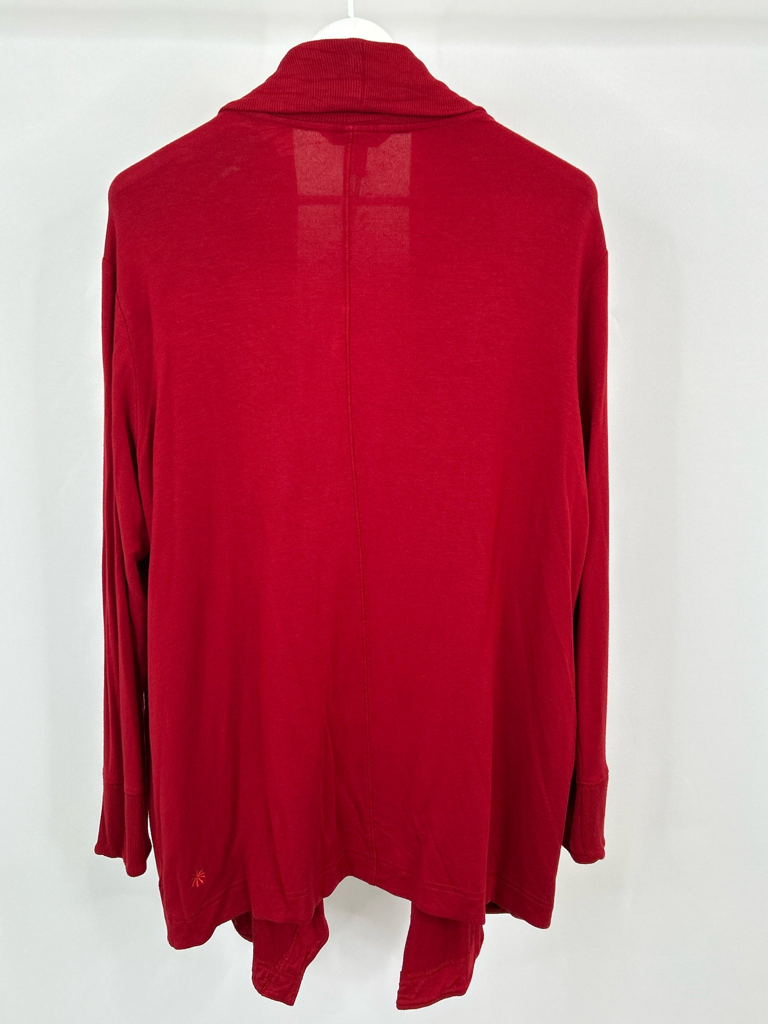 ATHLETA Size L Red Women Cardigan