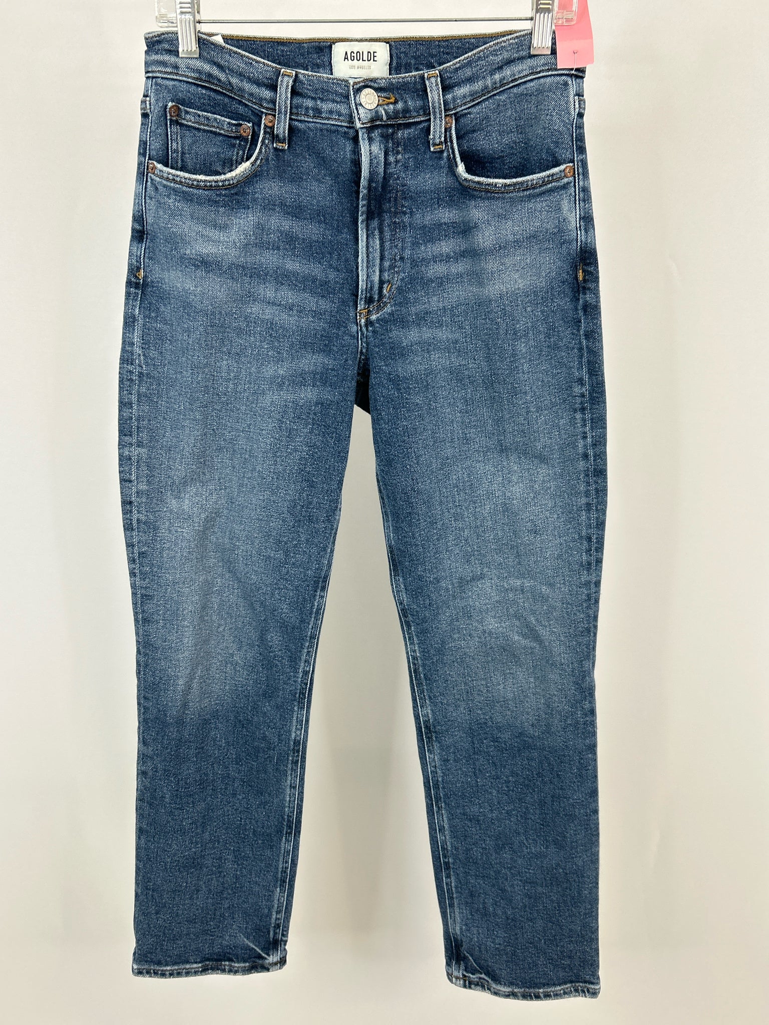 AGOLDE Size 27/4 BLUE DENIM Women jeans