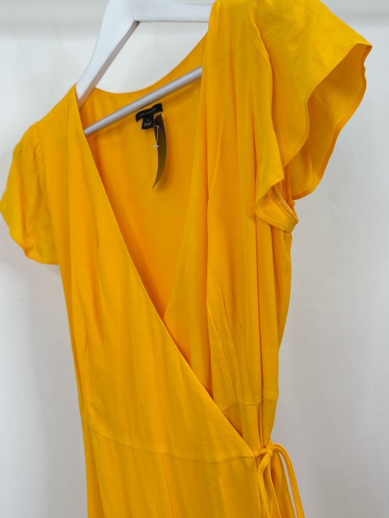 ANN TAYLOR Size 10 Yellow Women Dress