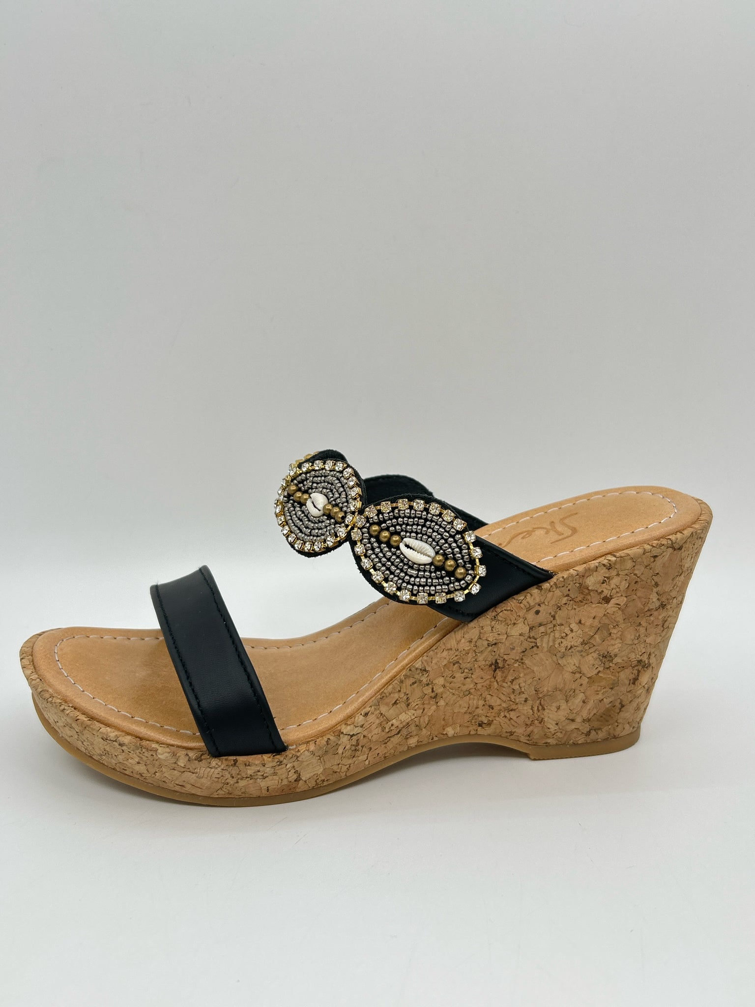 SKEMO Size 8 Black Women Sandal