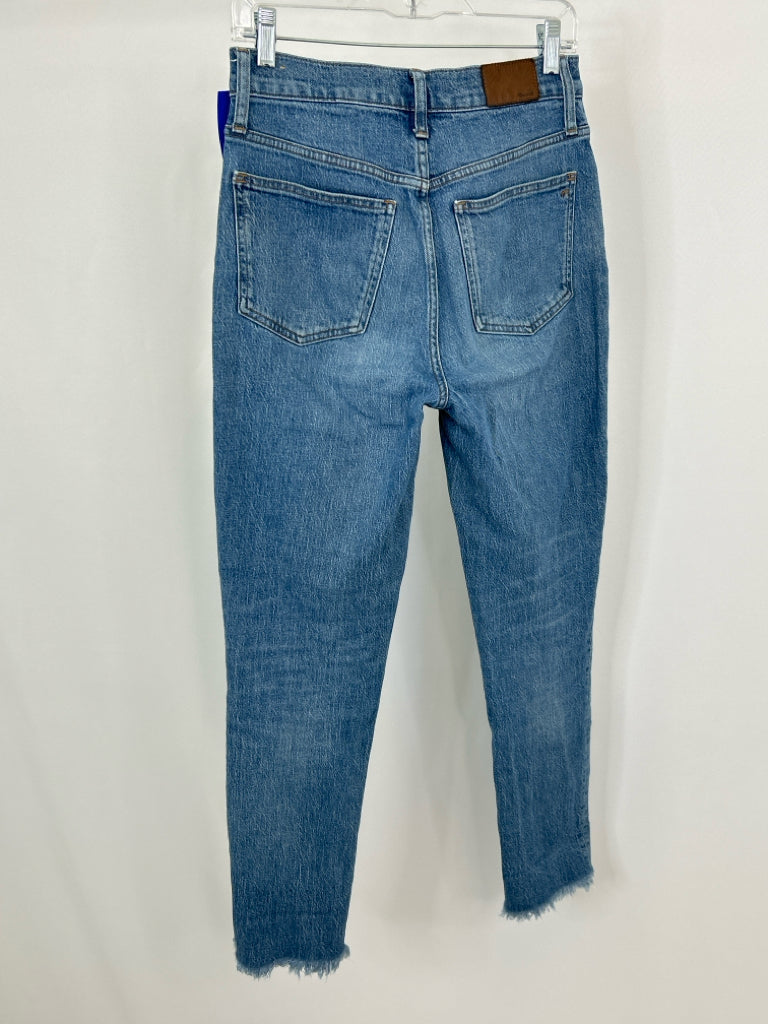 MADEWELL Women Size 27 BLUE DENIM jeans