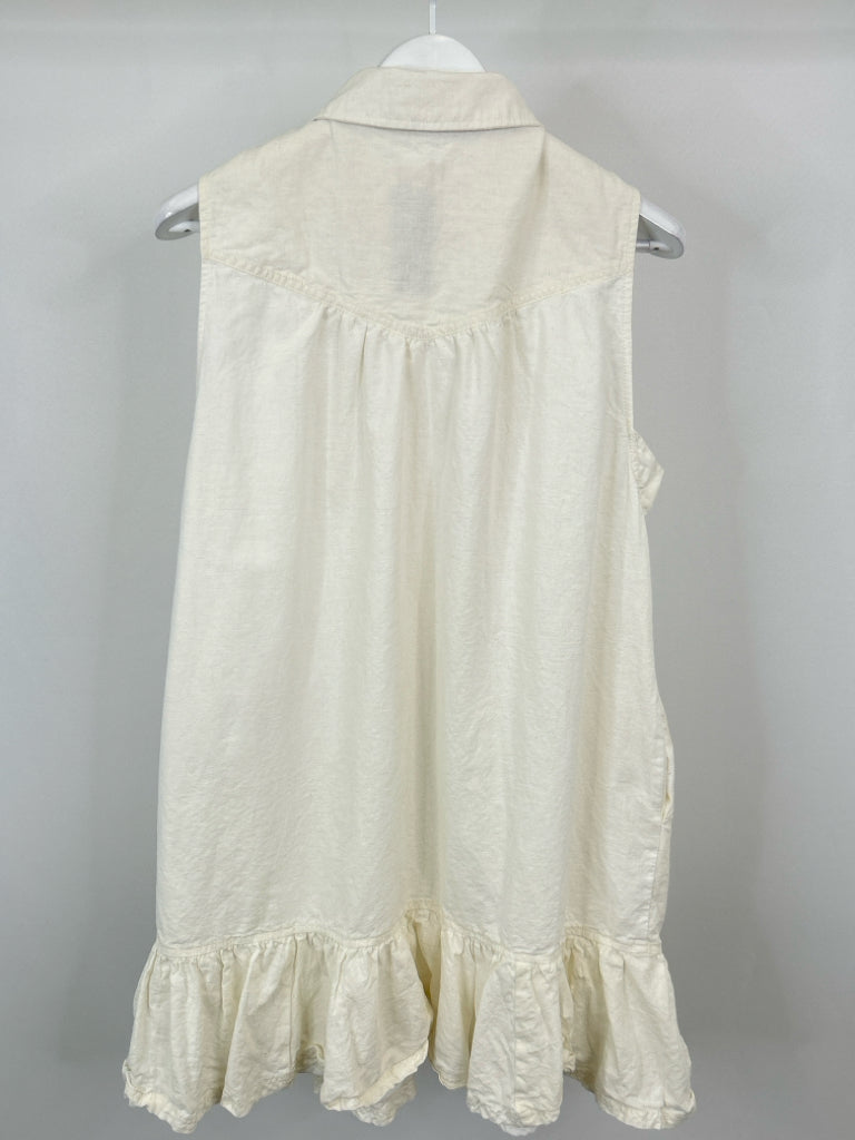 PILCRO Size L Ivory Women's Dress