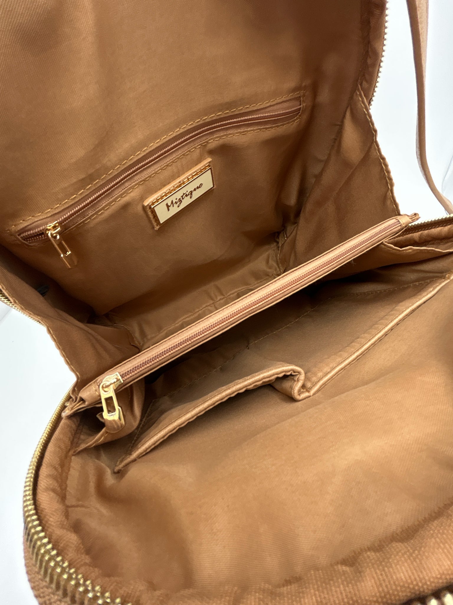 MIZTIQUE Beige Women Purse