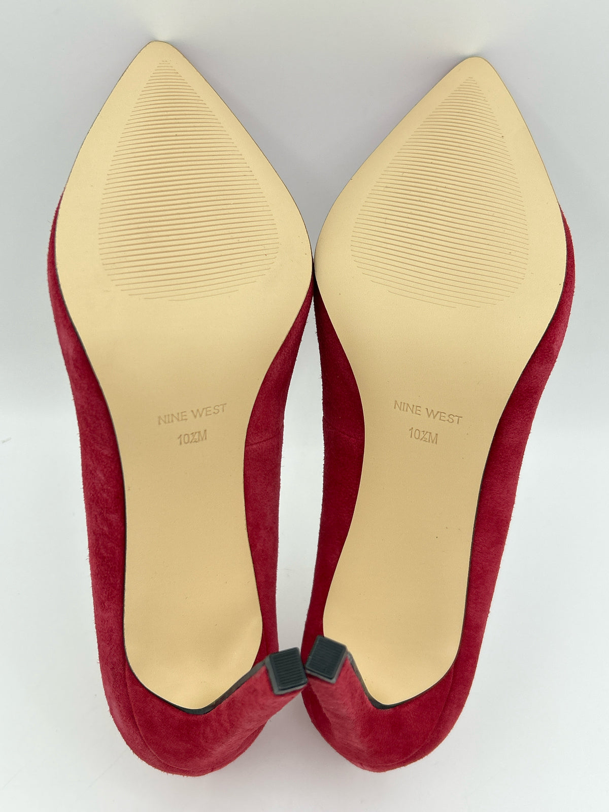 NINE WEST Size 10.5M Red Women Pumps