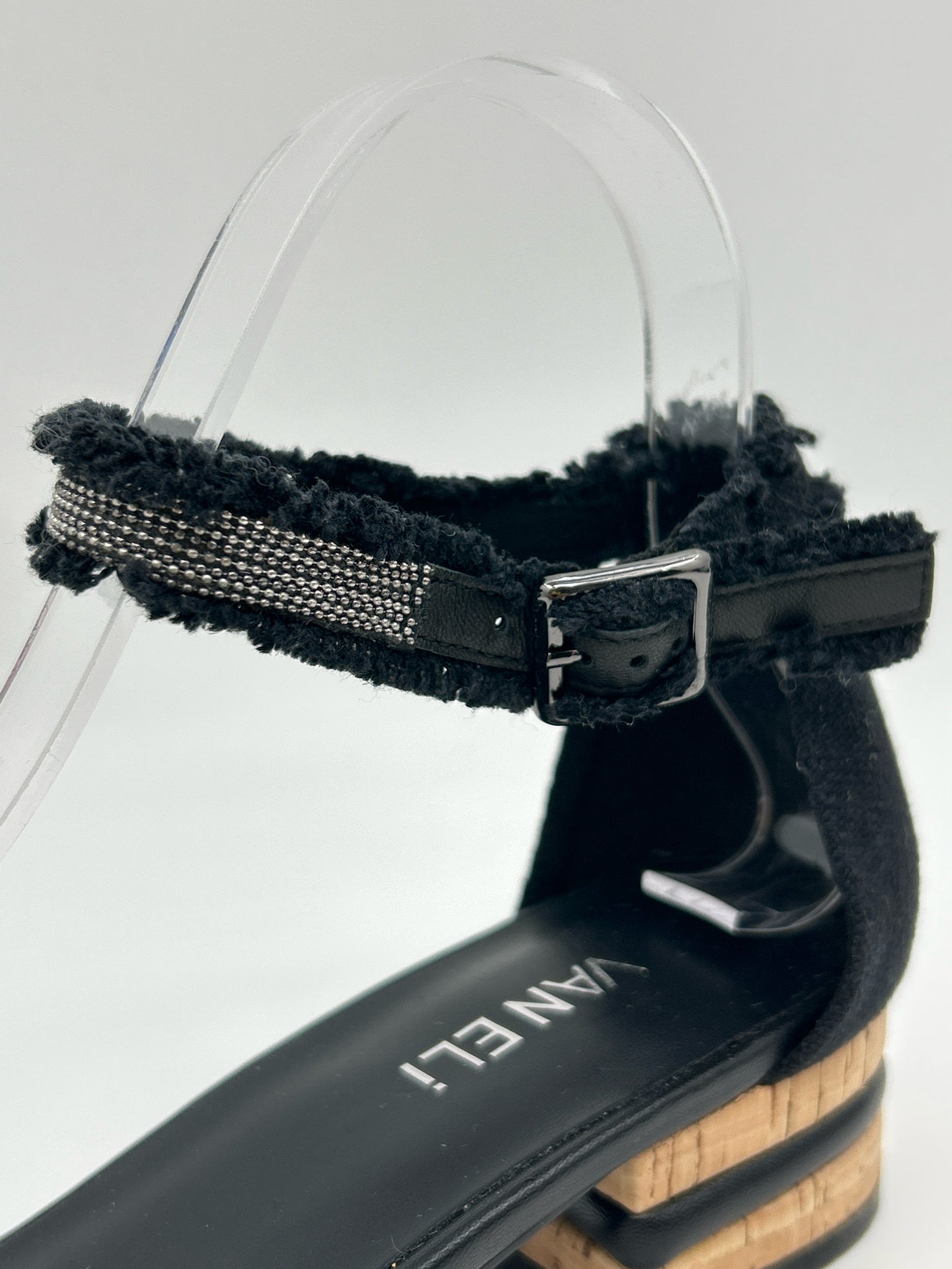 VANELI Size 9.5 Black Women Sandal