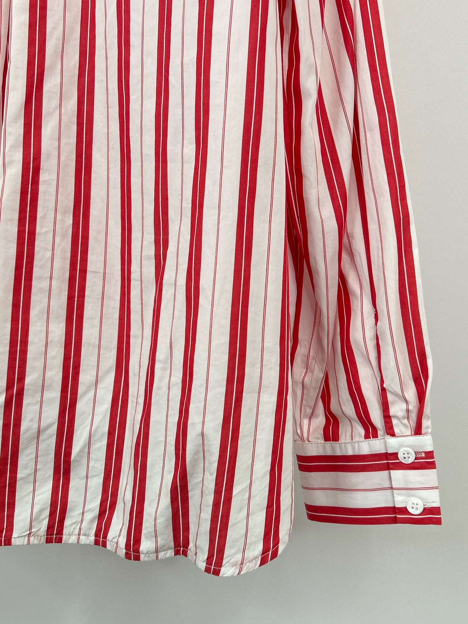 Harshman Size L red and white Women Top