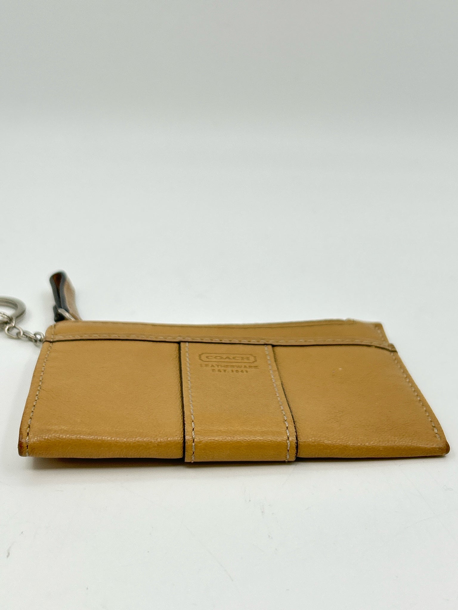 COACH Tan Key Chain