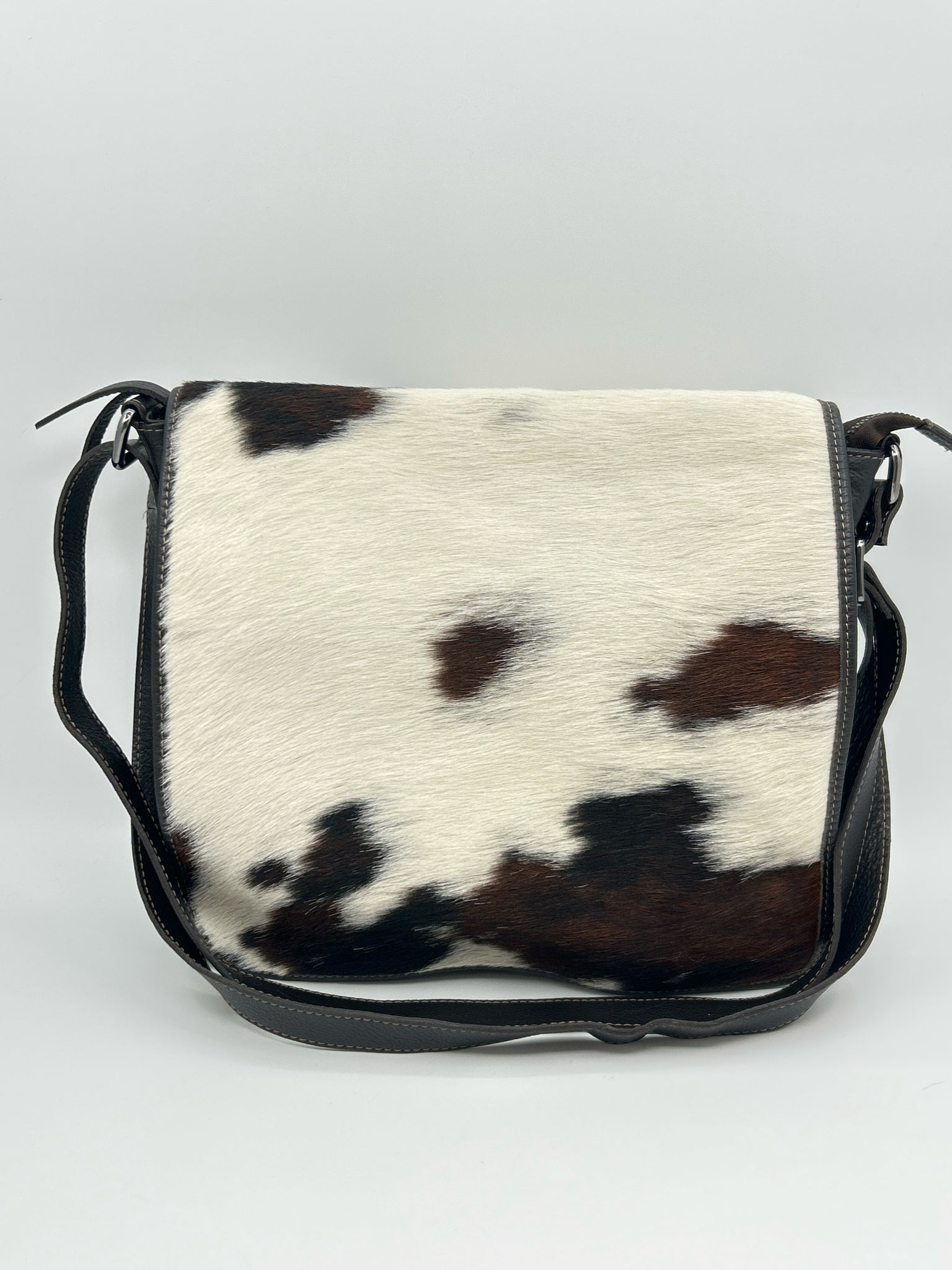 Giannotti Brown and White Women Purse
